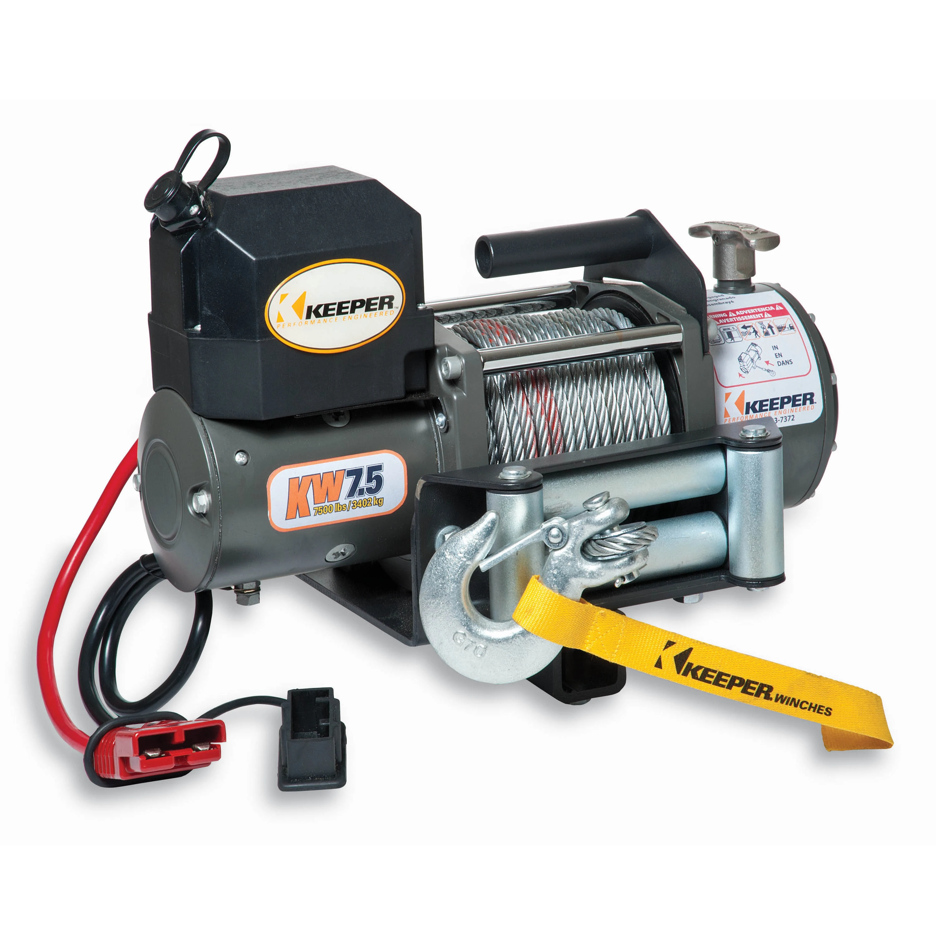 KW7.5RM Rapid Mount Winch, 7,500 lbs. Single Line Pull Capacity variant image view