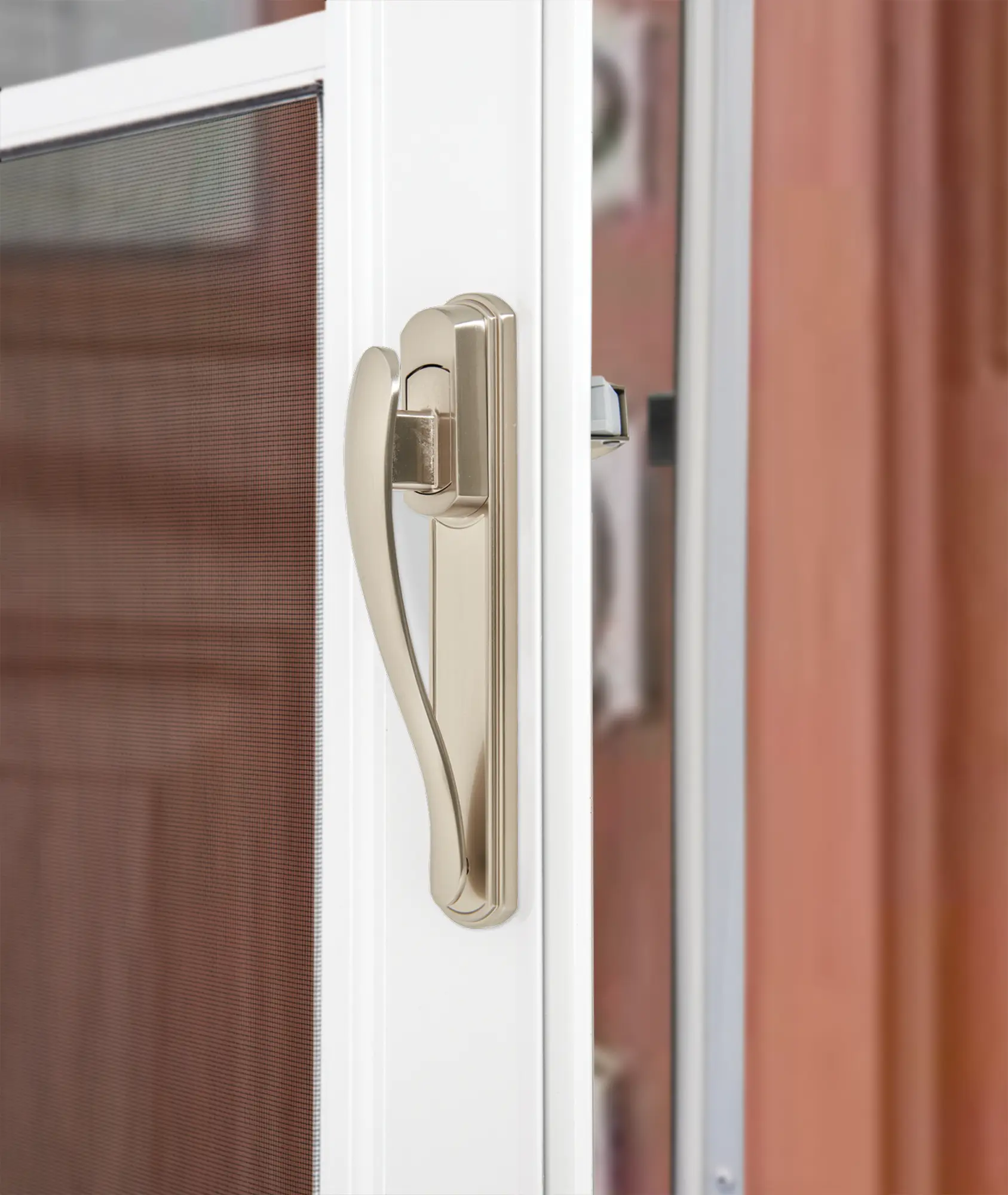 Brookfield Surface Mount Latch, Satin Nickel variant image view