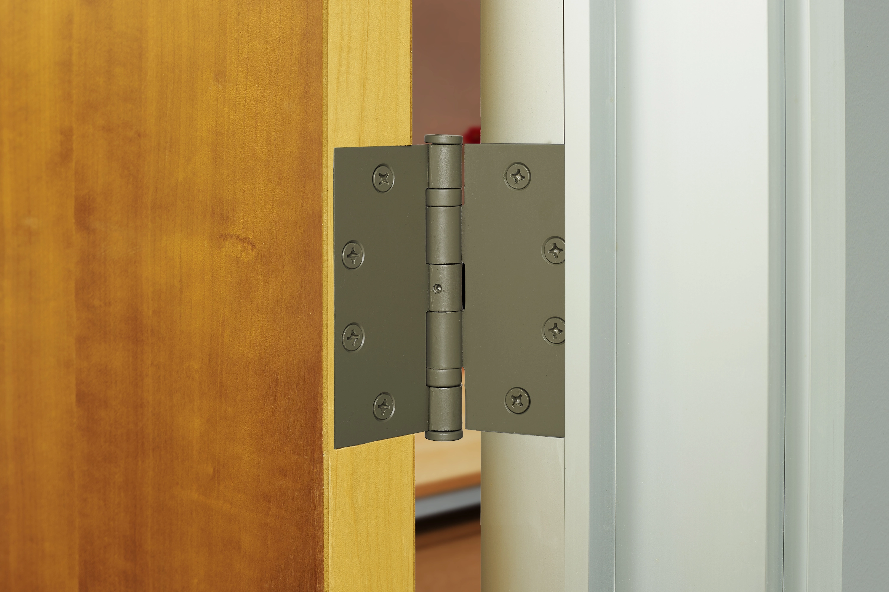 4.5"x4.5" Ball Bearing Door Hinge, Prime Coat variant image view