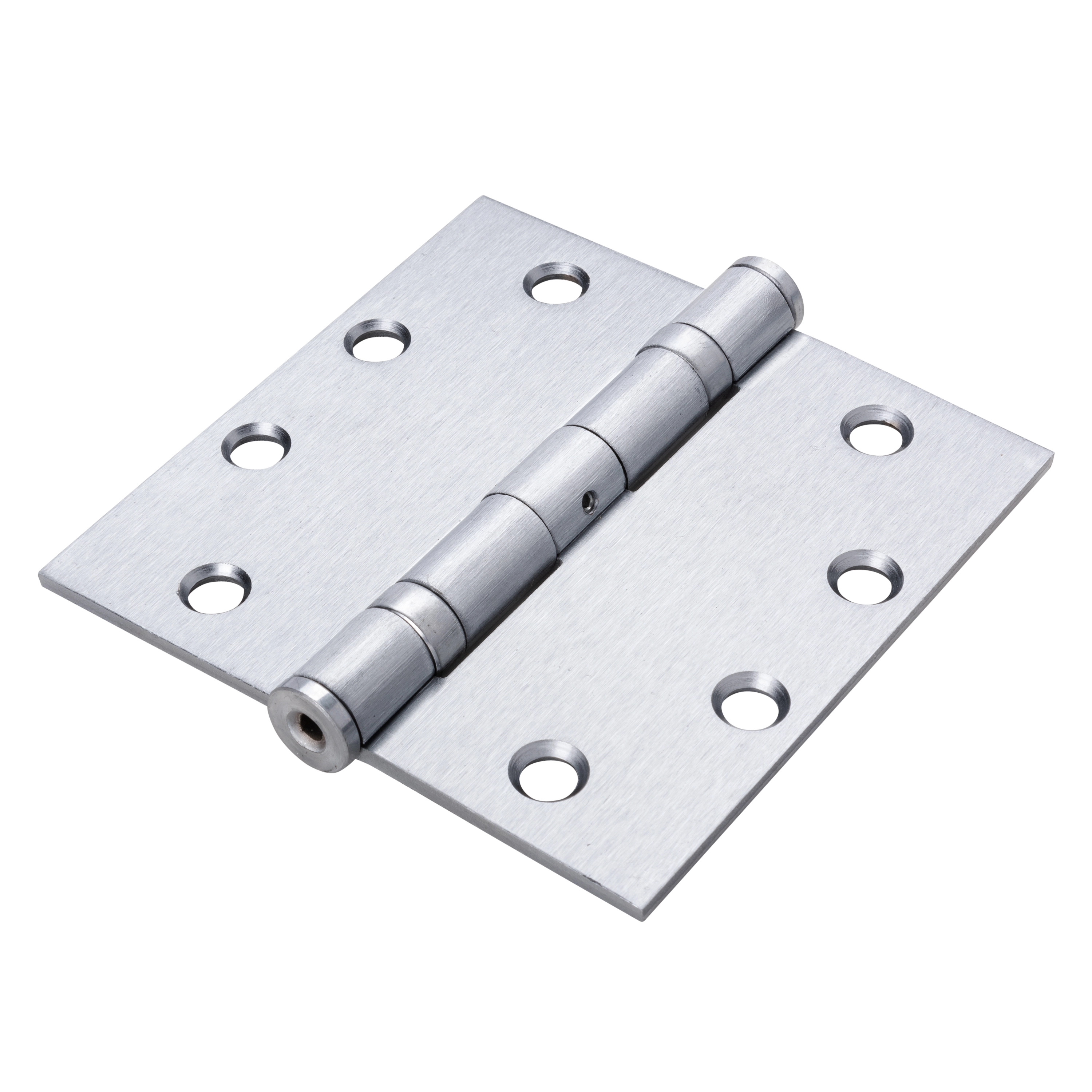 4.5"x4.5" Ball Bearing Door Hinge, Satin Chrome variant image view