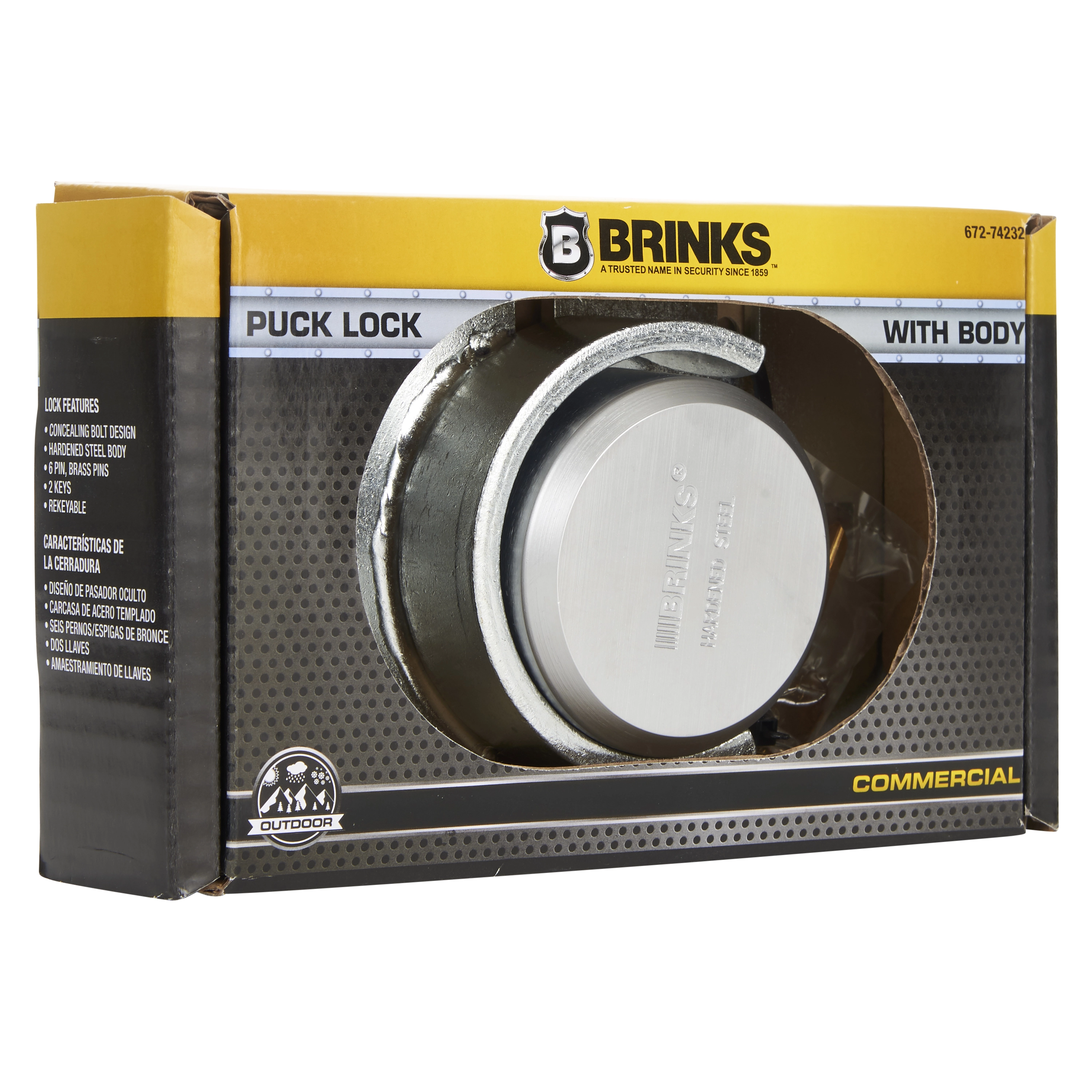 Commercial Puck Lock with Round Hasp variant image view