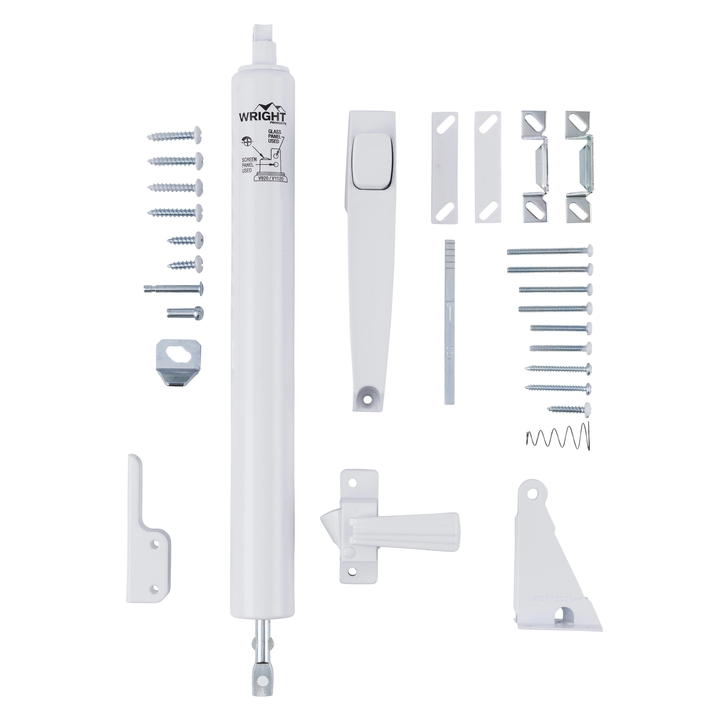 Pneumatic Closer and Push Button Latch Combo Kit variant image view