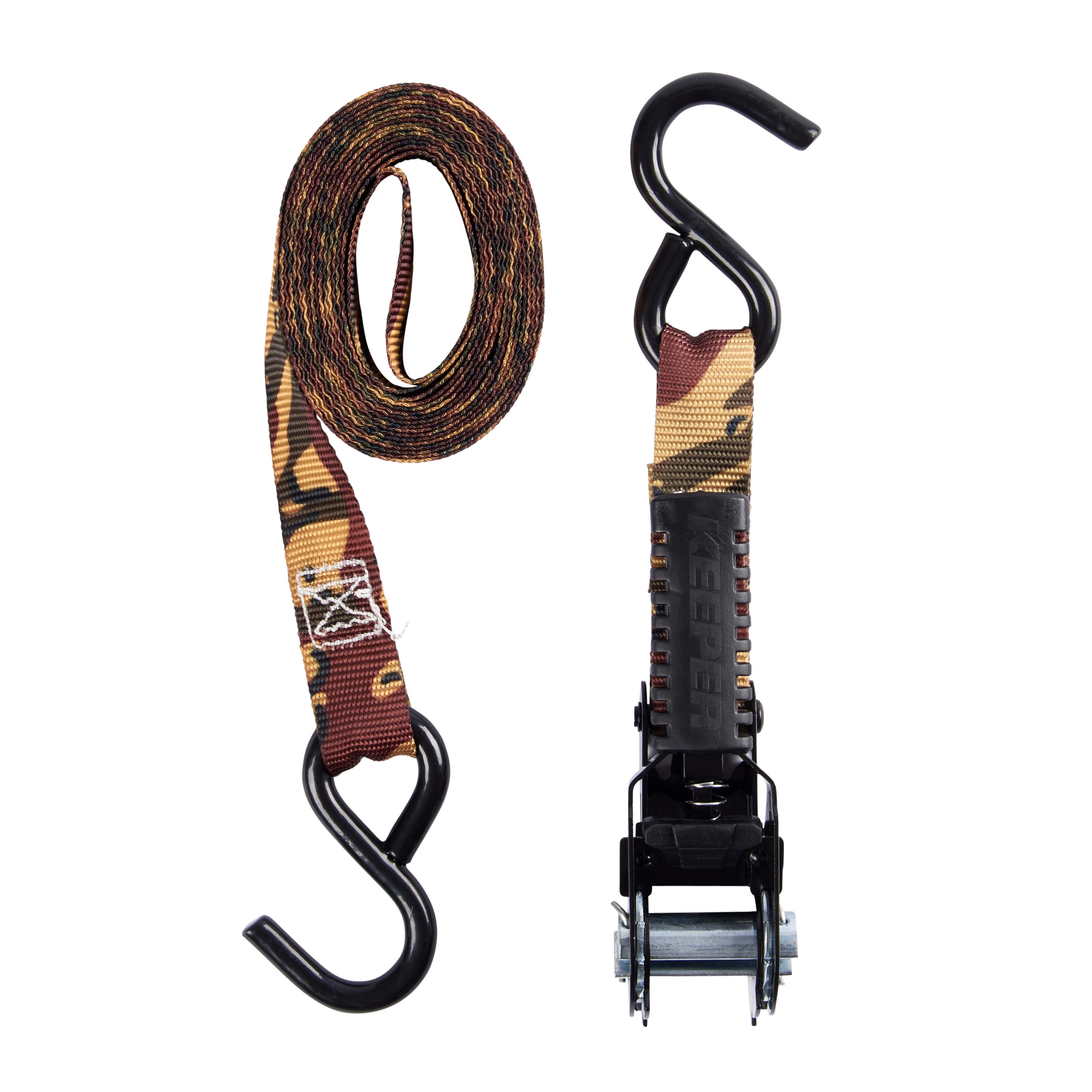 1" x 12' Pistol Grip Ratchet Tie-Down, 500 lbs. WLL variant image view