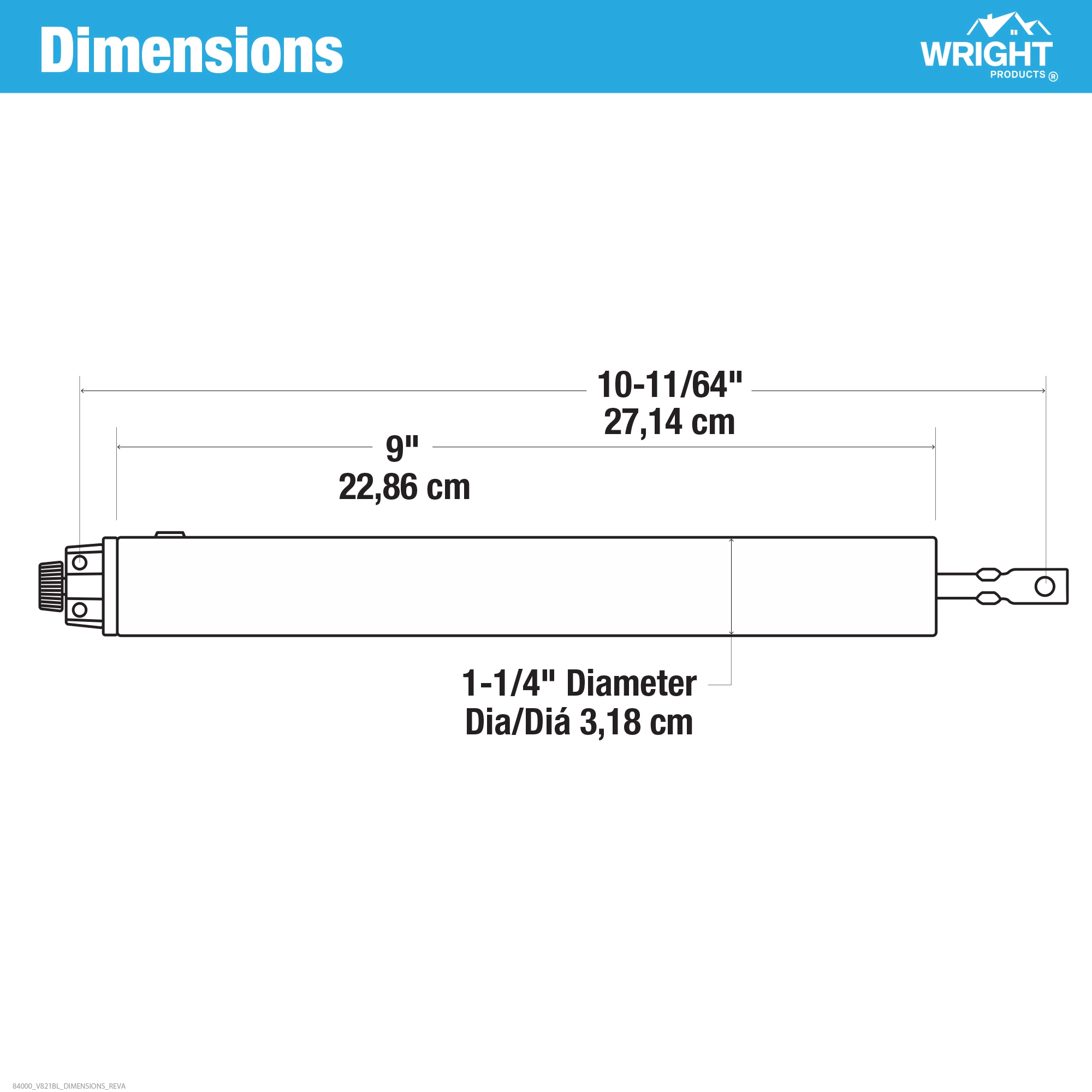 Standard Duty Pneumatic Closer variant image view