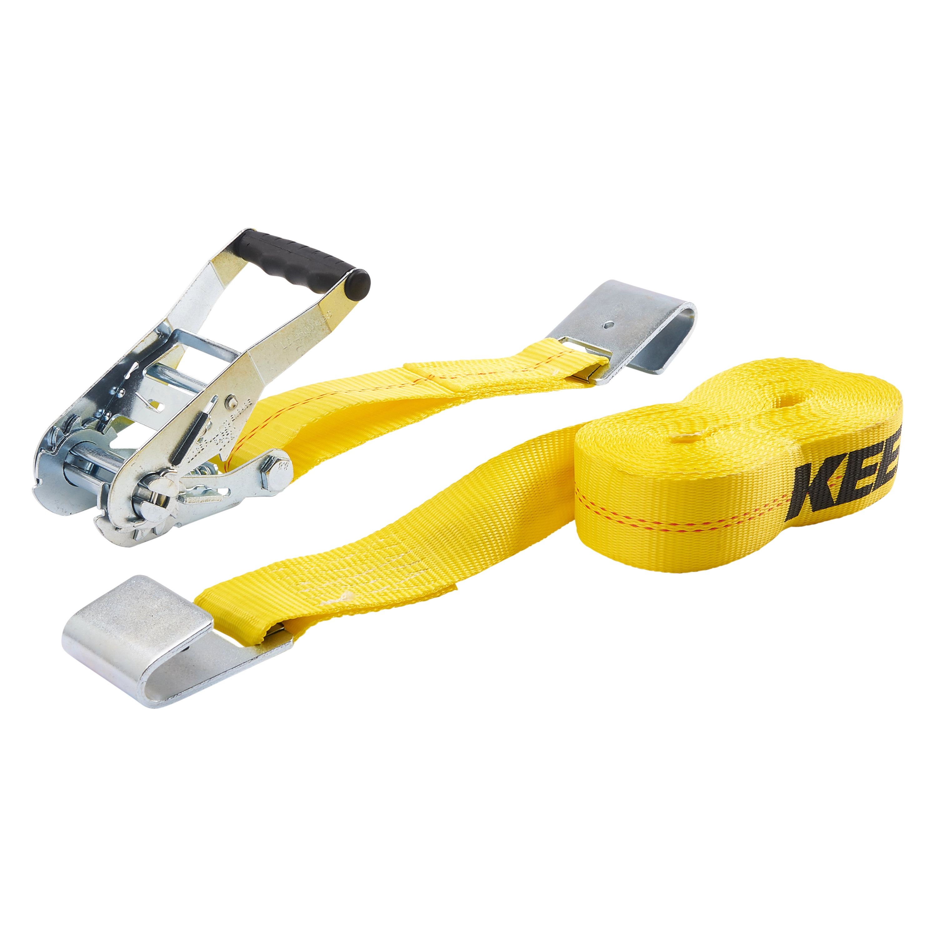 2" x 27' Ratchet Tie-Down with Flat Hooks variant image view