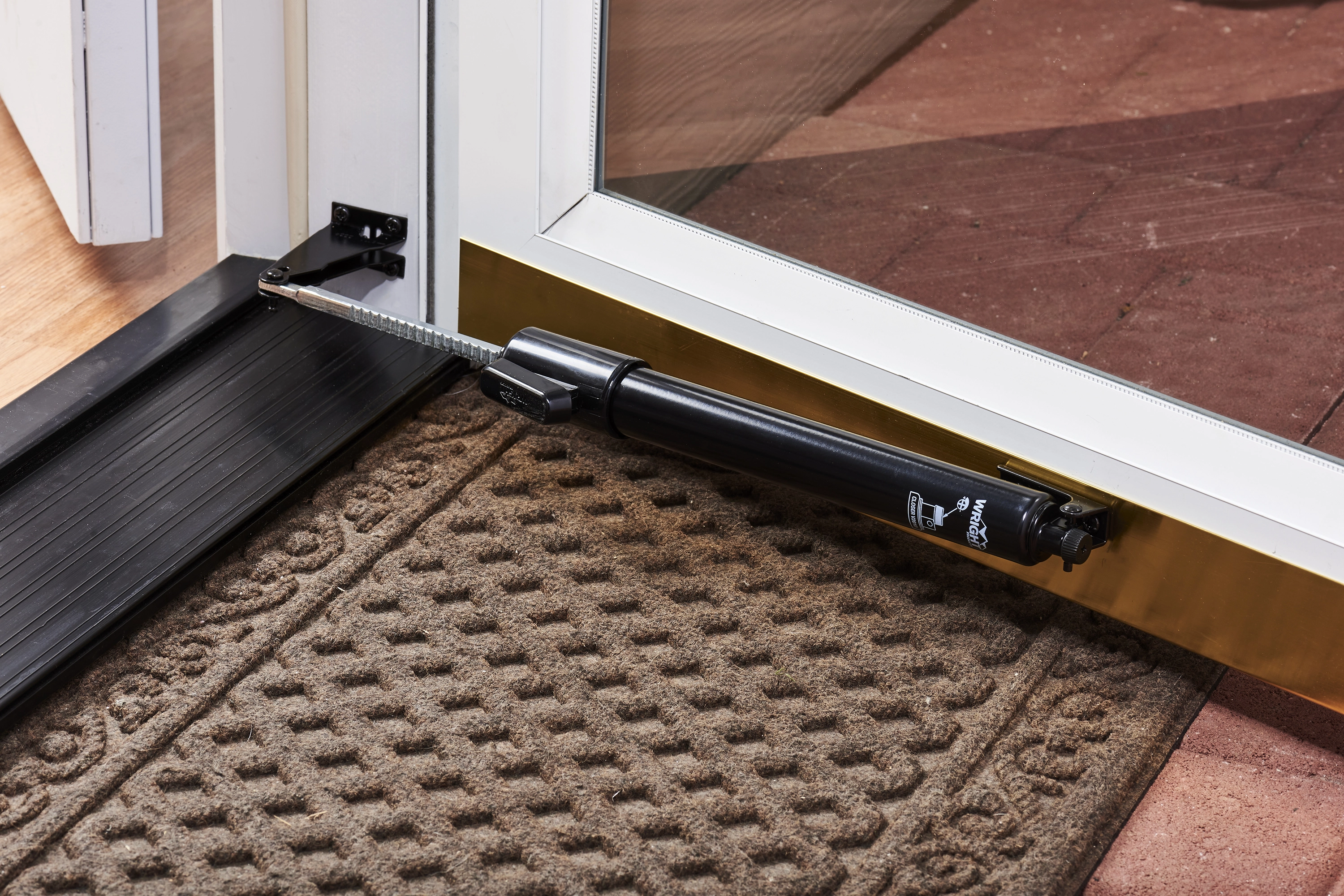 Standard-Duty Pneumatic Screen and Storm Door Closer with EZ-HOLD variant image view