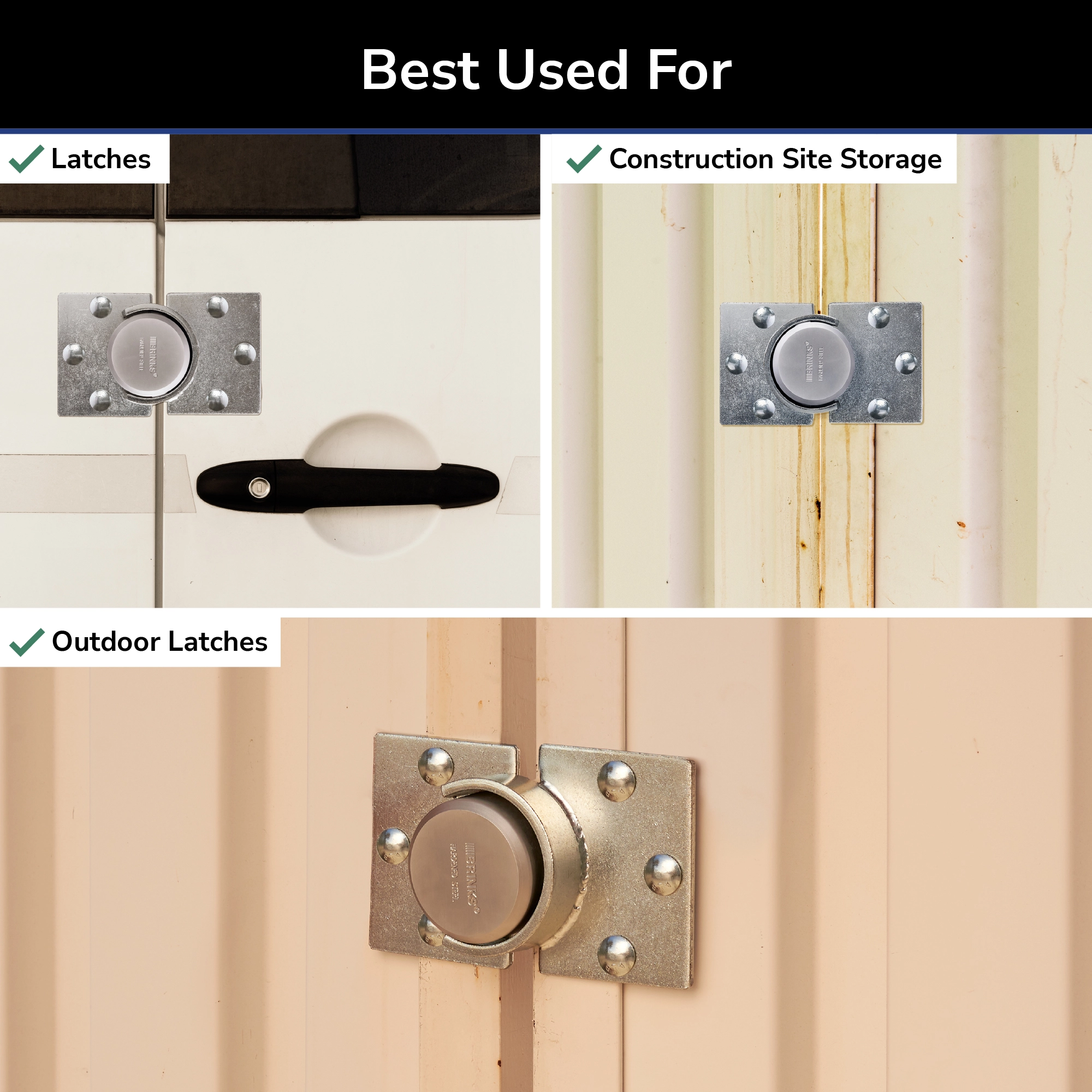 Commercial Puck Lock with Round Hasp variant image view