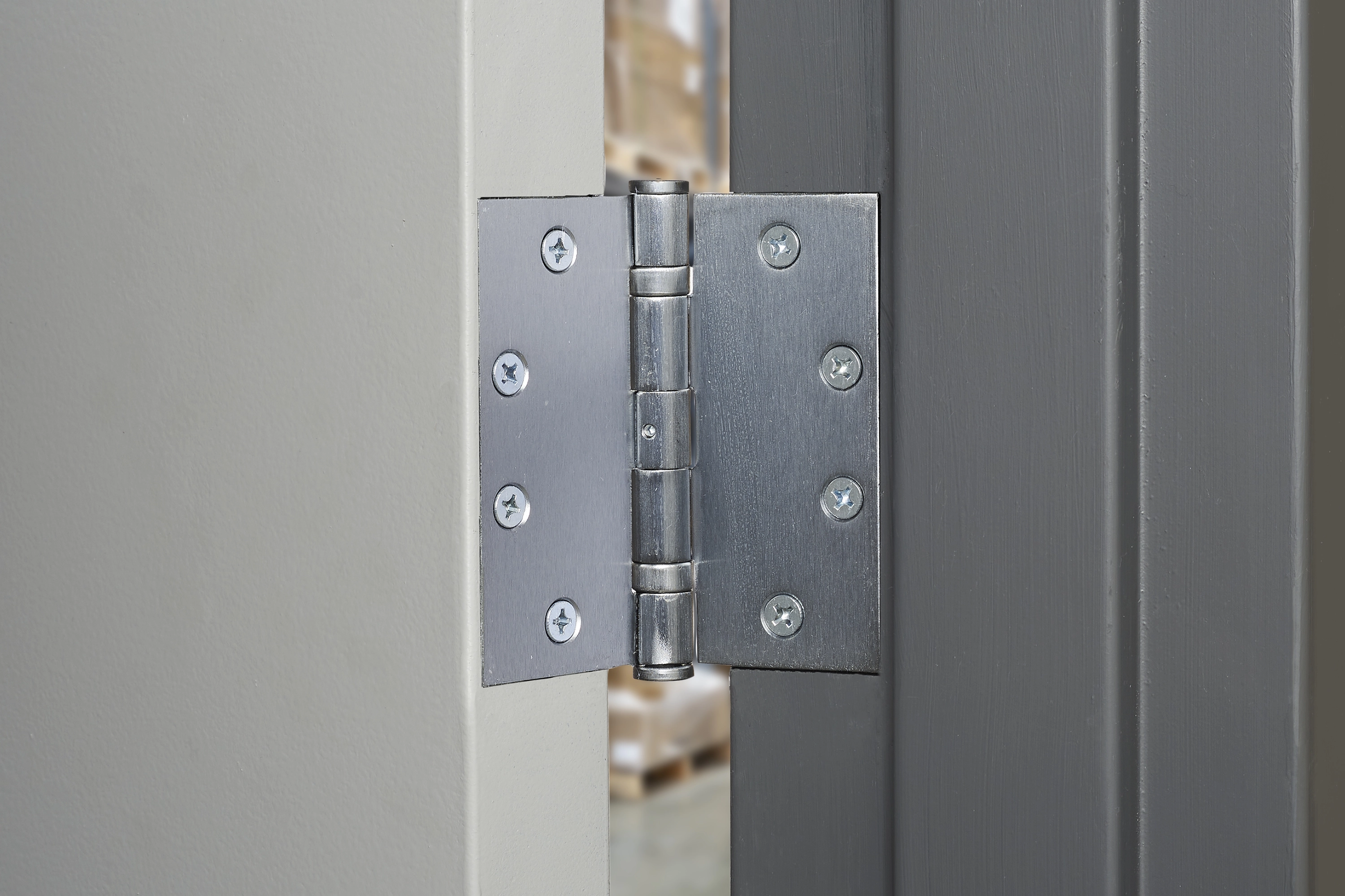 4.5"x4.5" Ball Bearing Door Hinge, Satin Chrome variant image view