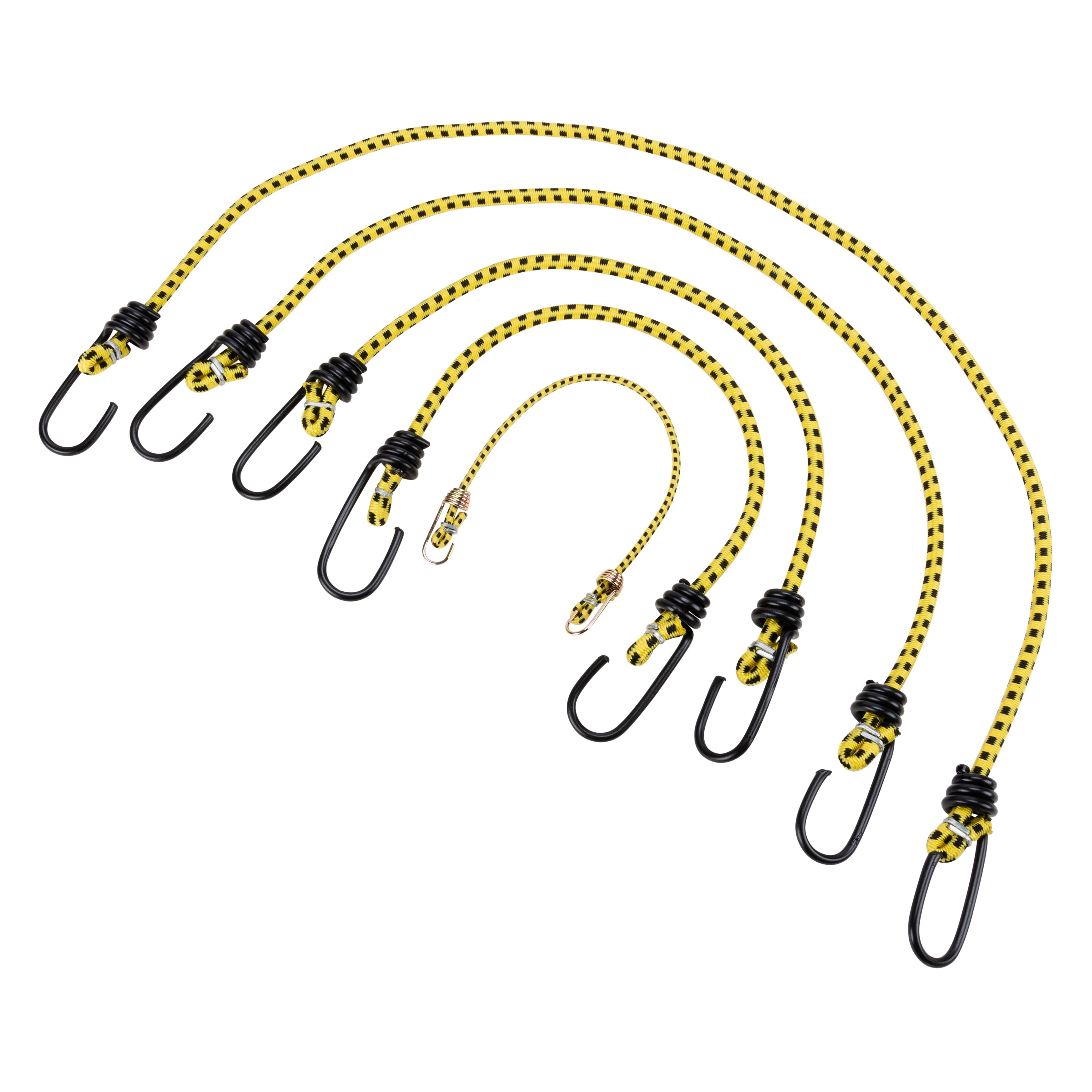 Assorted Round Bungee Cords, 18 Pack variant image view