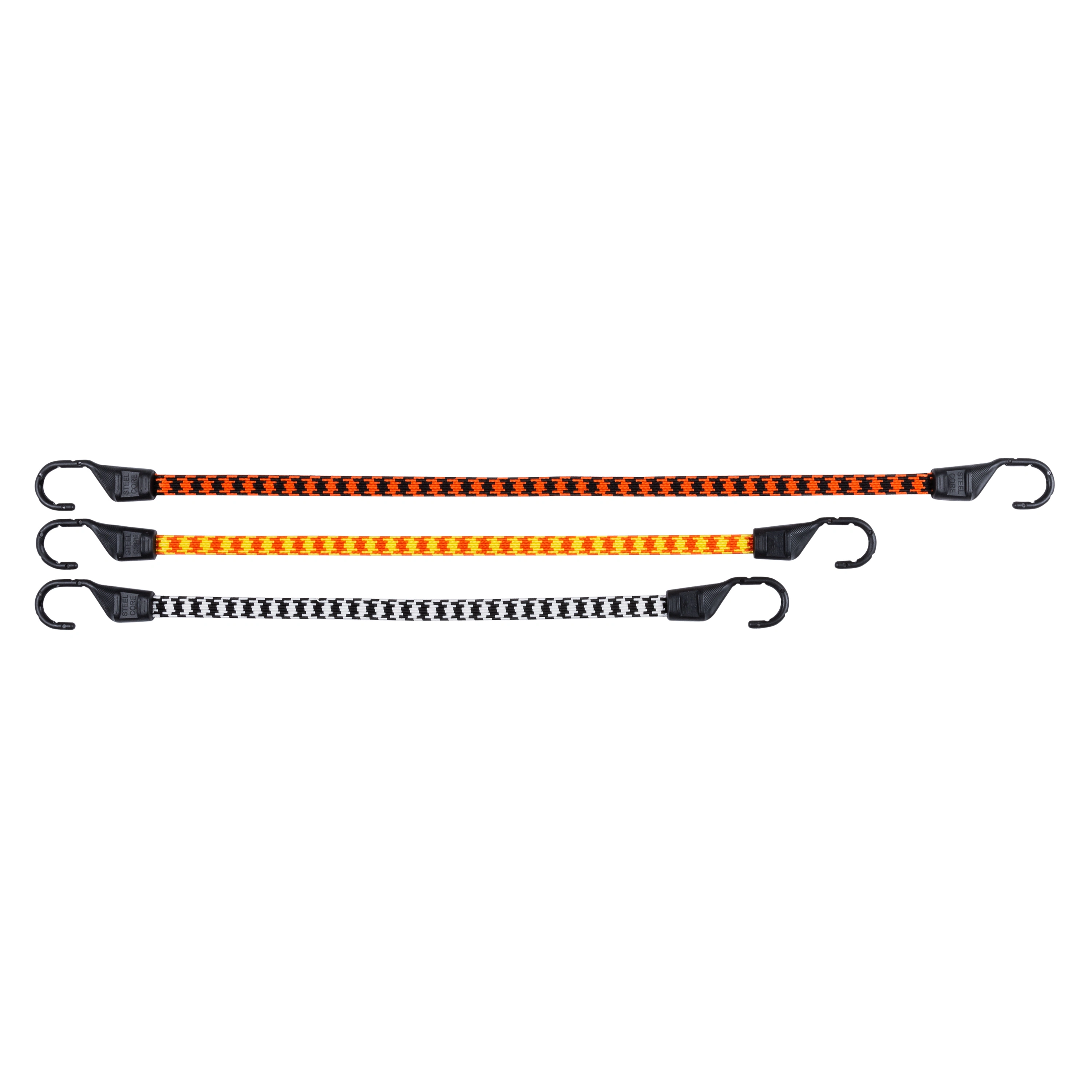 Flat Bungee Cords, 6 Pack variant image view