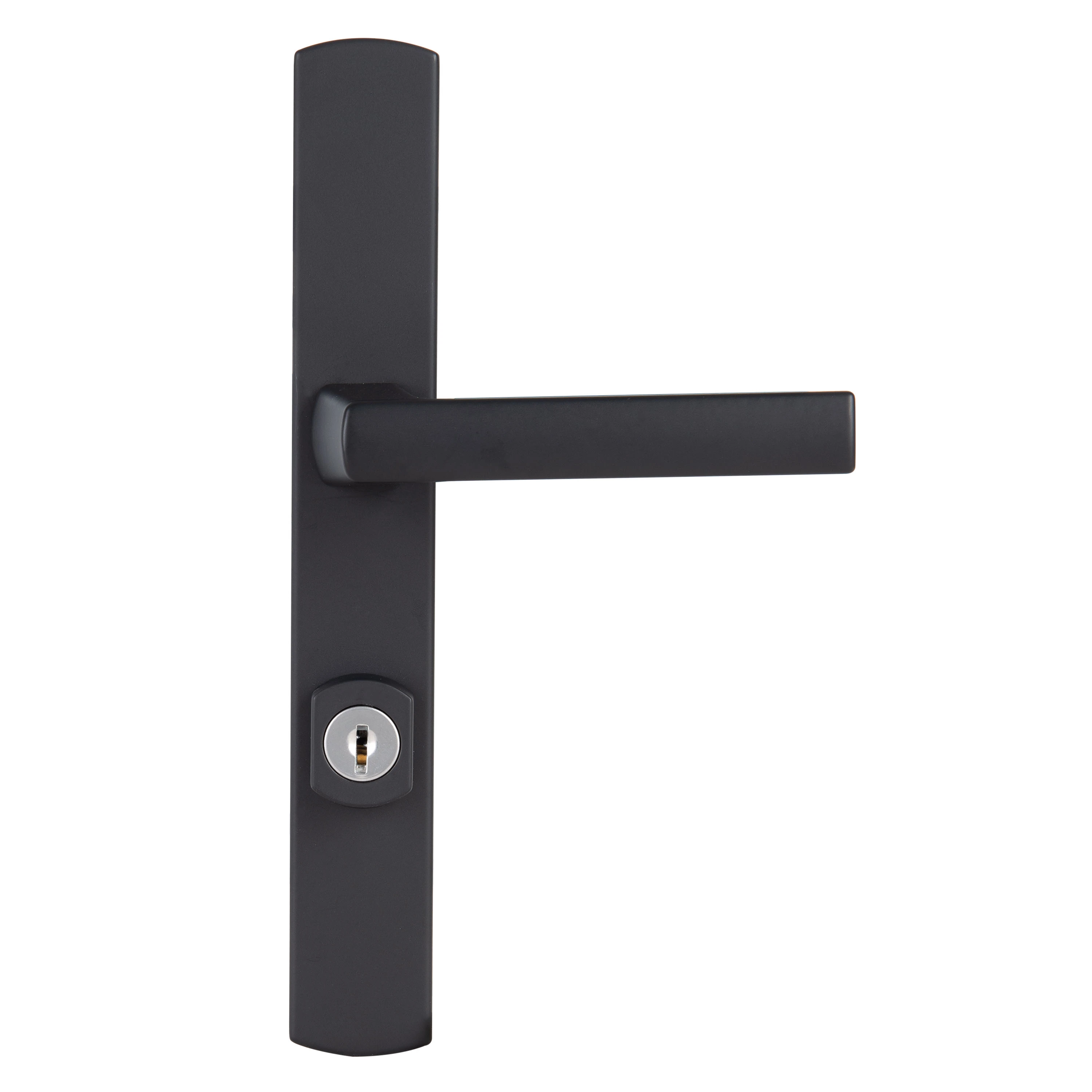 Ventana Contemporary Mortise Keyed Lever Mount Latch with Deadbolt variant image view