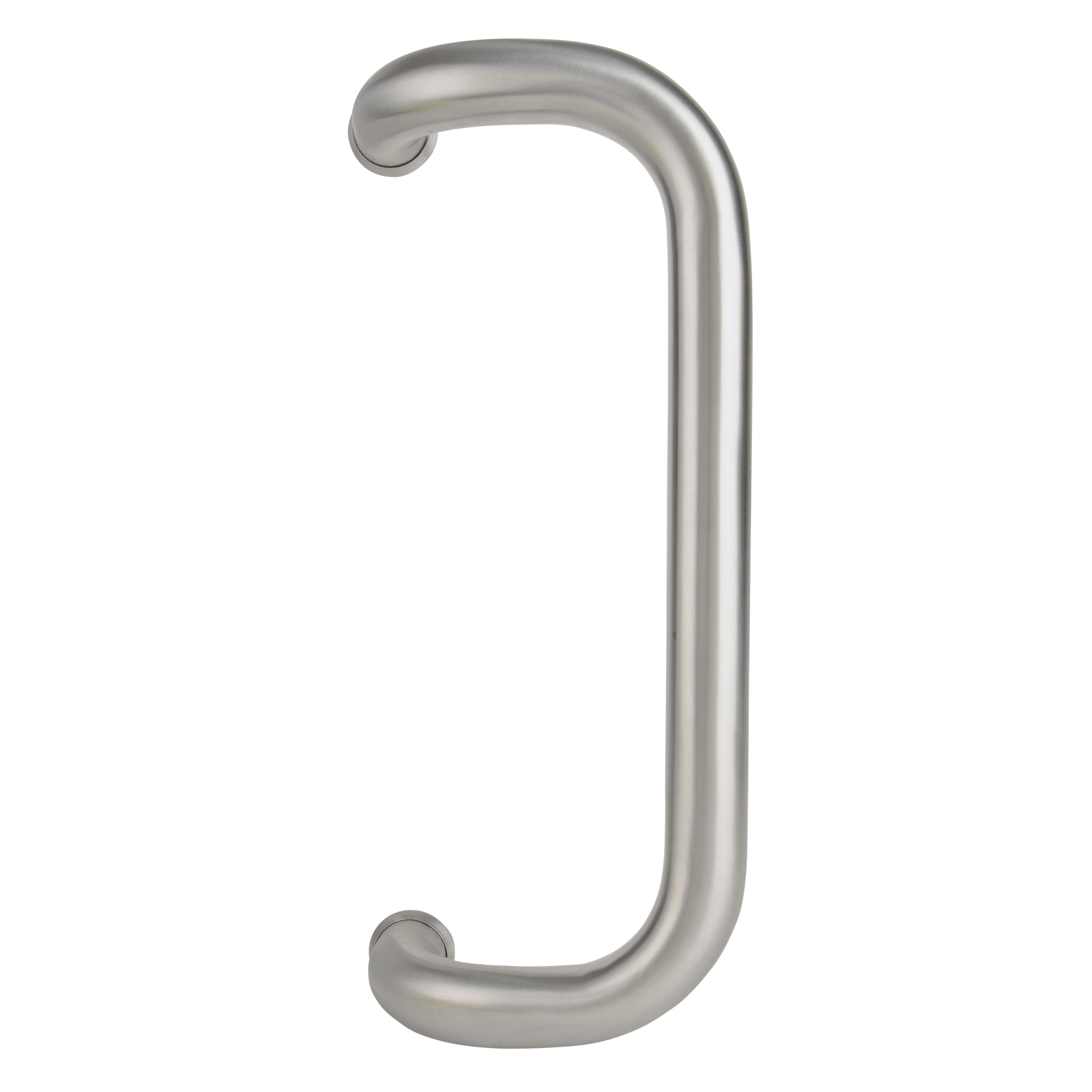 90-Degree Offset Door Pull Handle, Stainless Steel