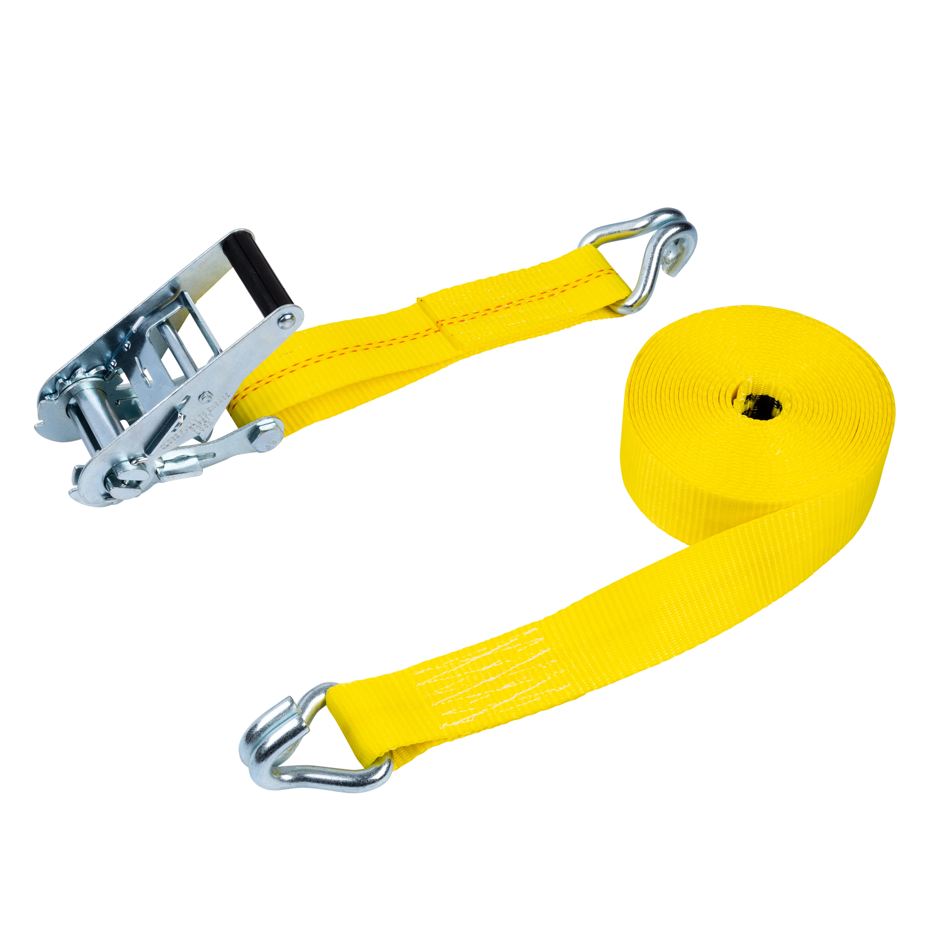 2" x 25' Ratchet Tie-Downs, J-Hooks, 3,333 lbs. WLL variant image view