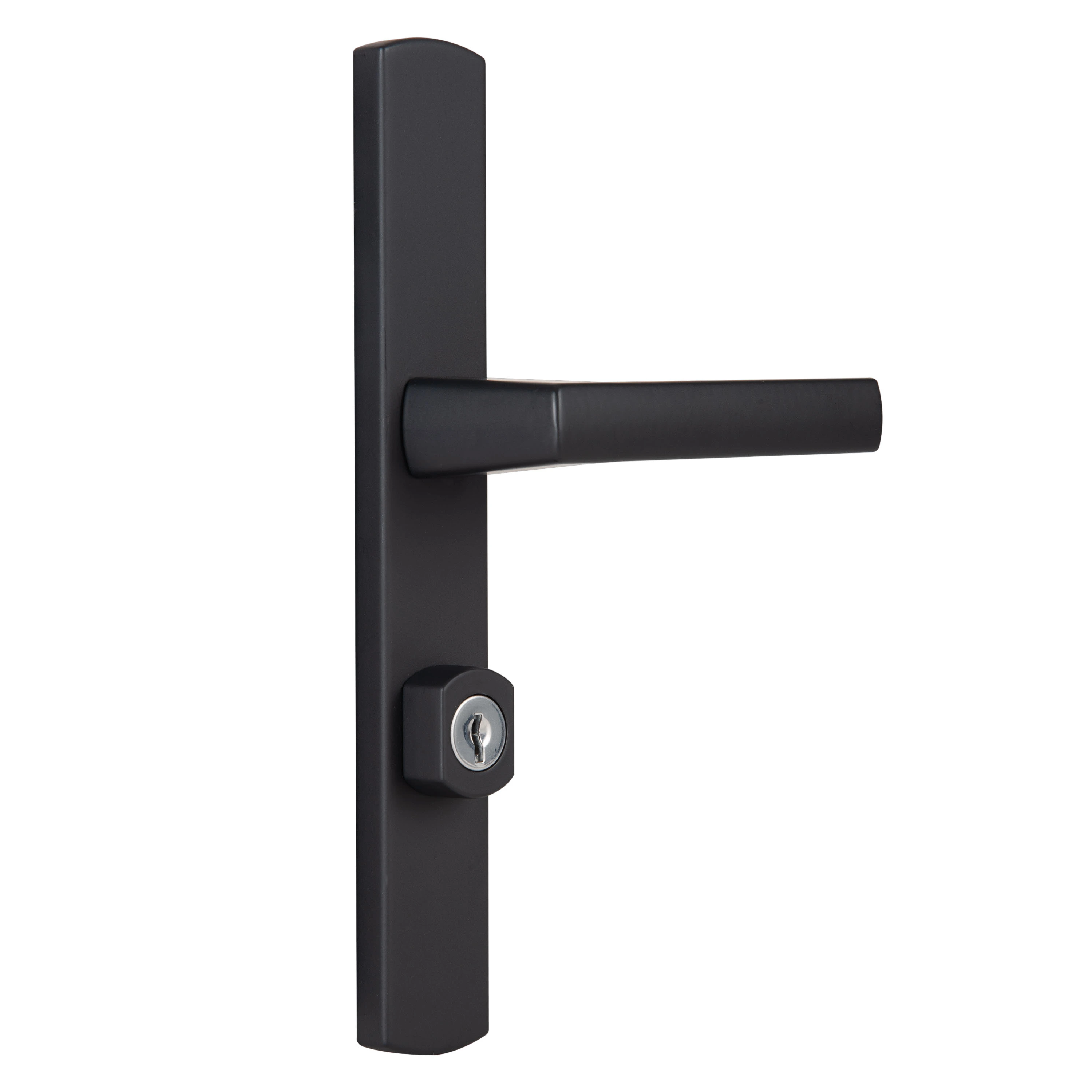 Ventana Contemporary Mortise Keyed Lever Mount Latch with Deadbolt variant image view