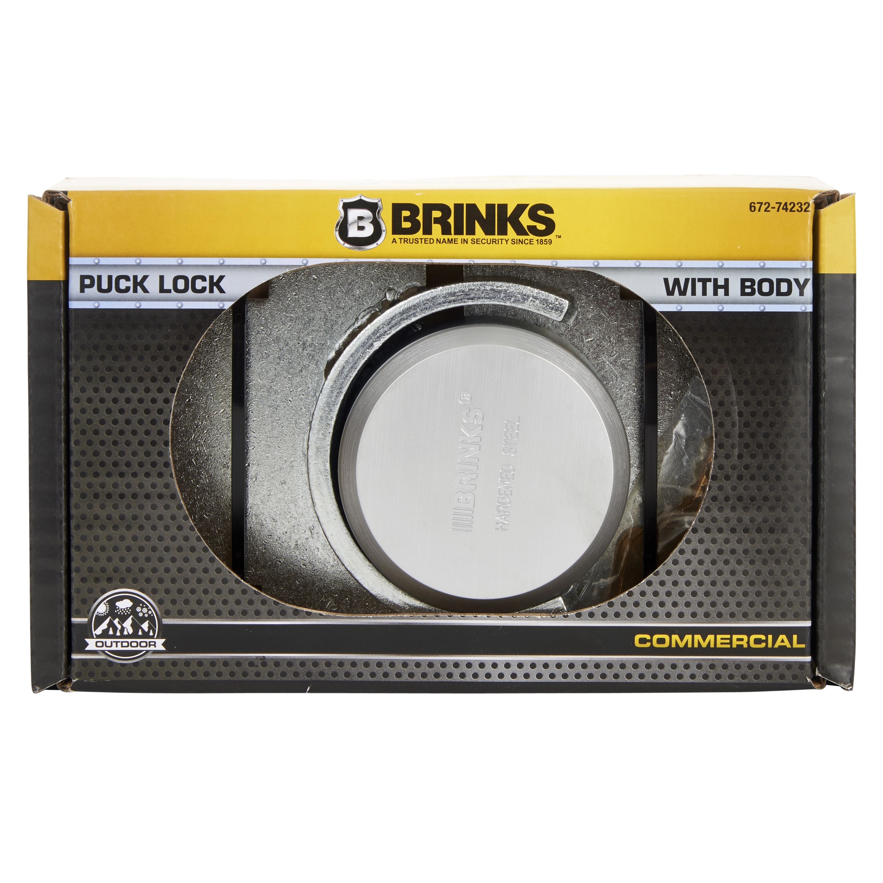Commercial Puck Lock with Round Hasp variant image view