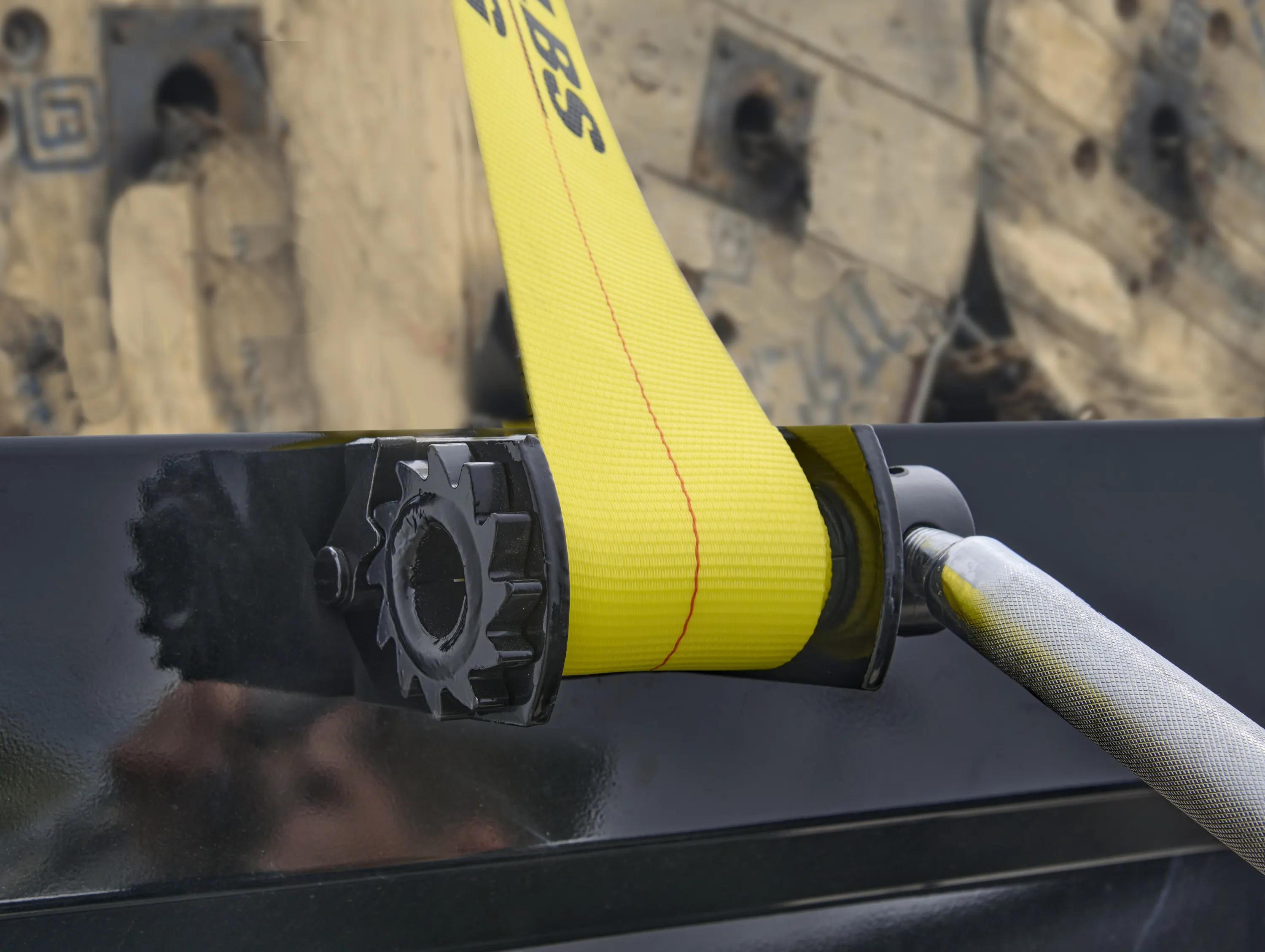 4" x 40' Winch Strap with Flat Hook variant image view