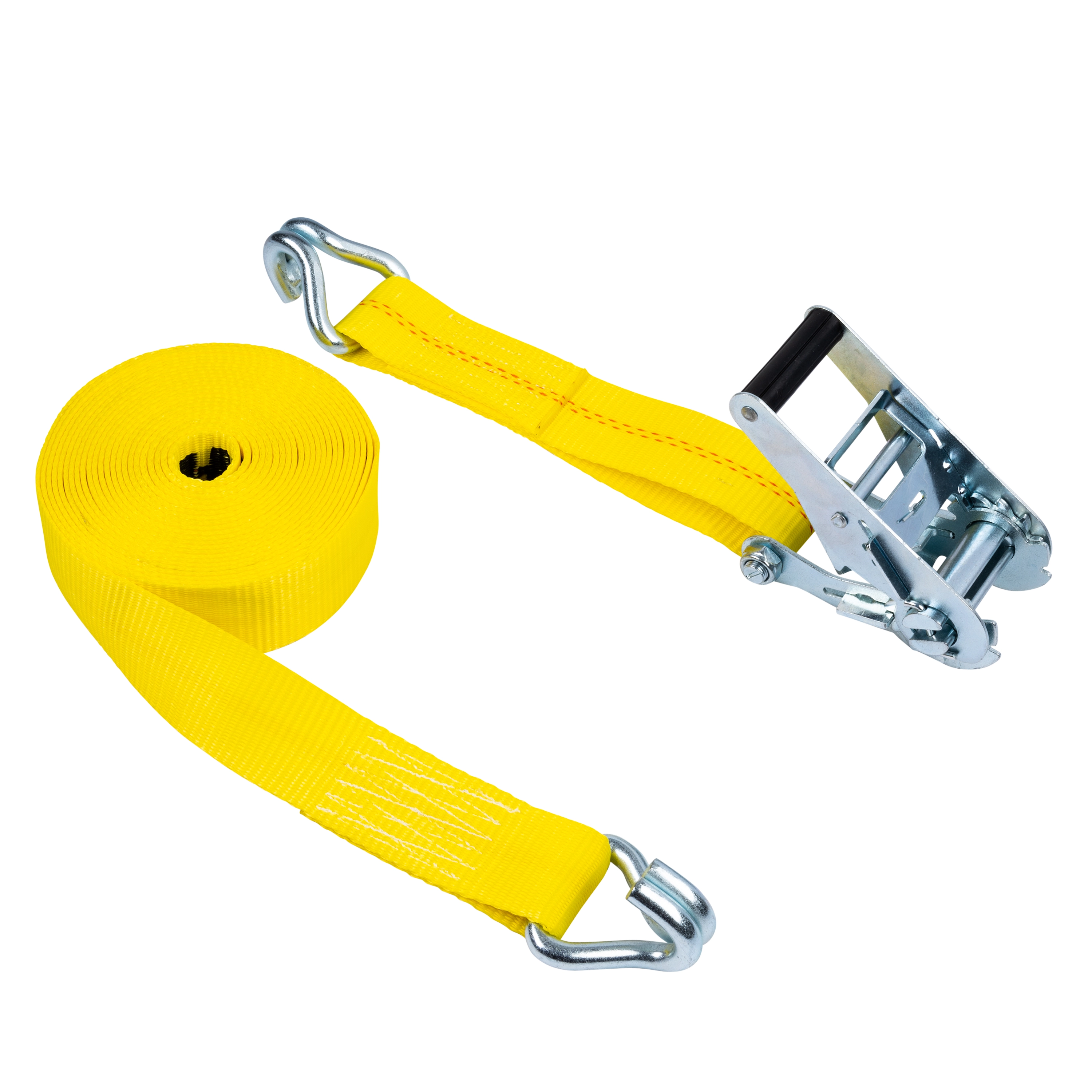 2" x 25' Ratchet Tie-Downs, J-Hooks, 3,333 lbs. WLL variant image view