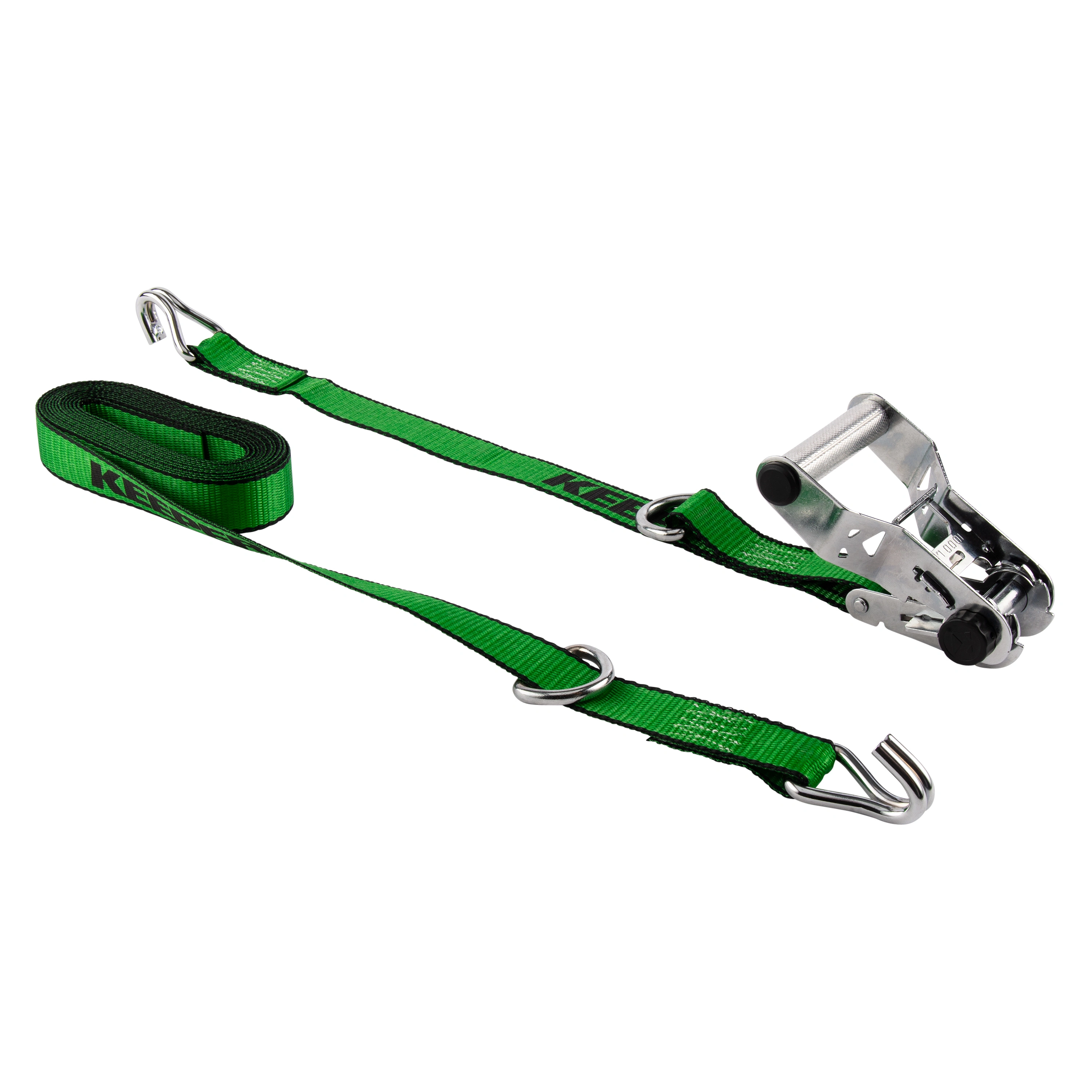 1.25" x 16' Chrome Ratchet Tie-Down variant image view