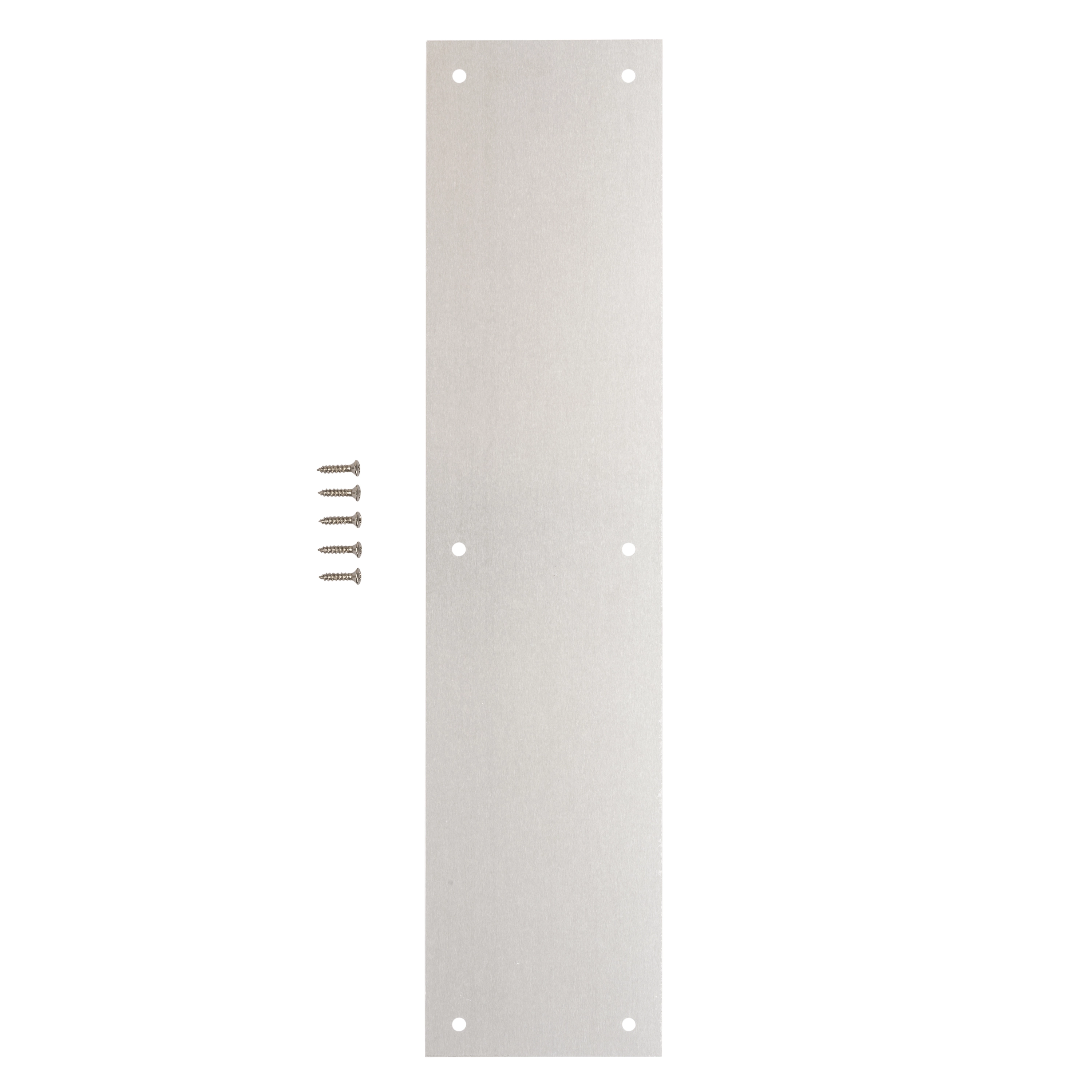 3.5"x15" Push Plate, Satin Aluminum variant image view