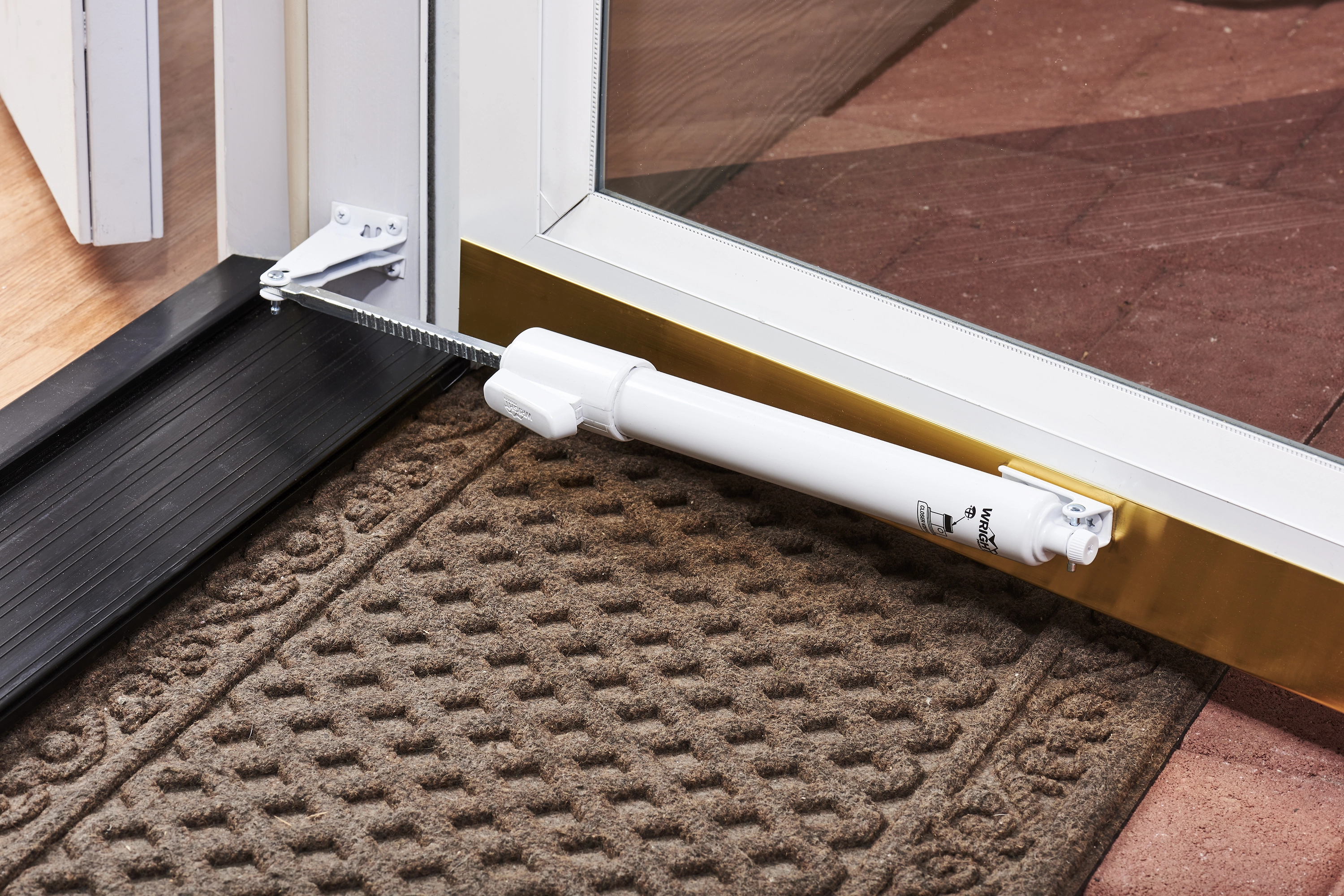 Standard Duty Pneumatic Screen and Storm Door Closer with EZ-HOLD variant image view