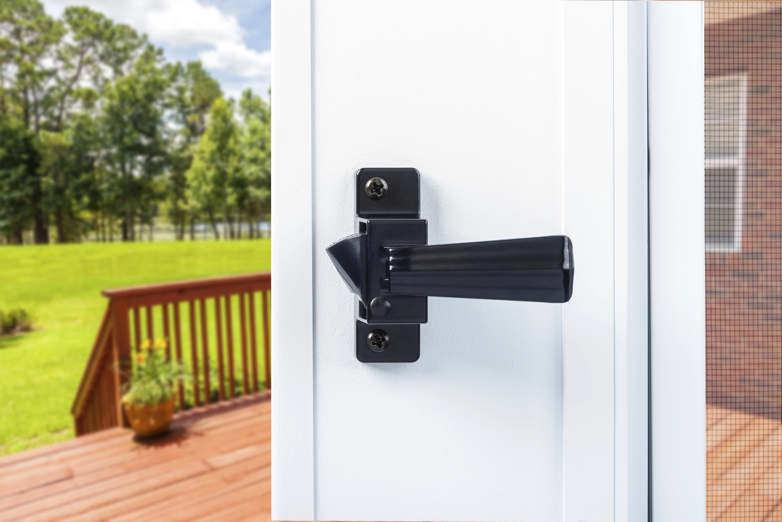 Pneumatic Closer and Push Button Latch Combo Kit variant image view