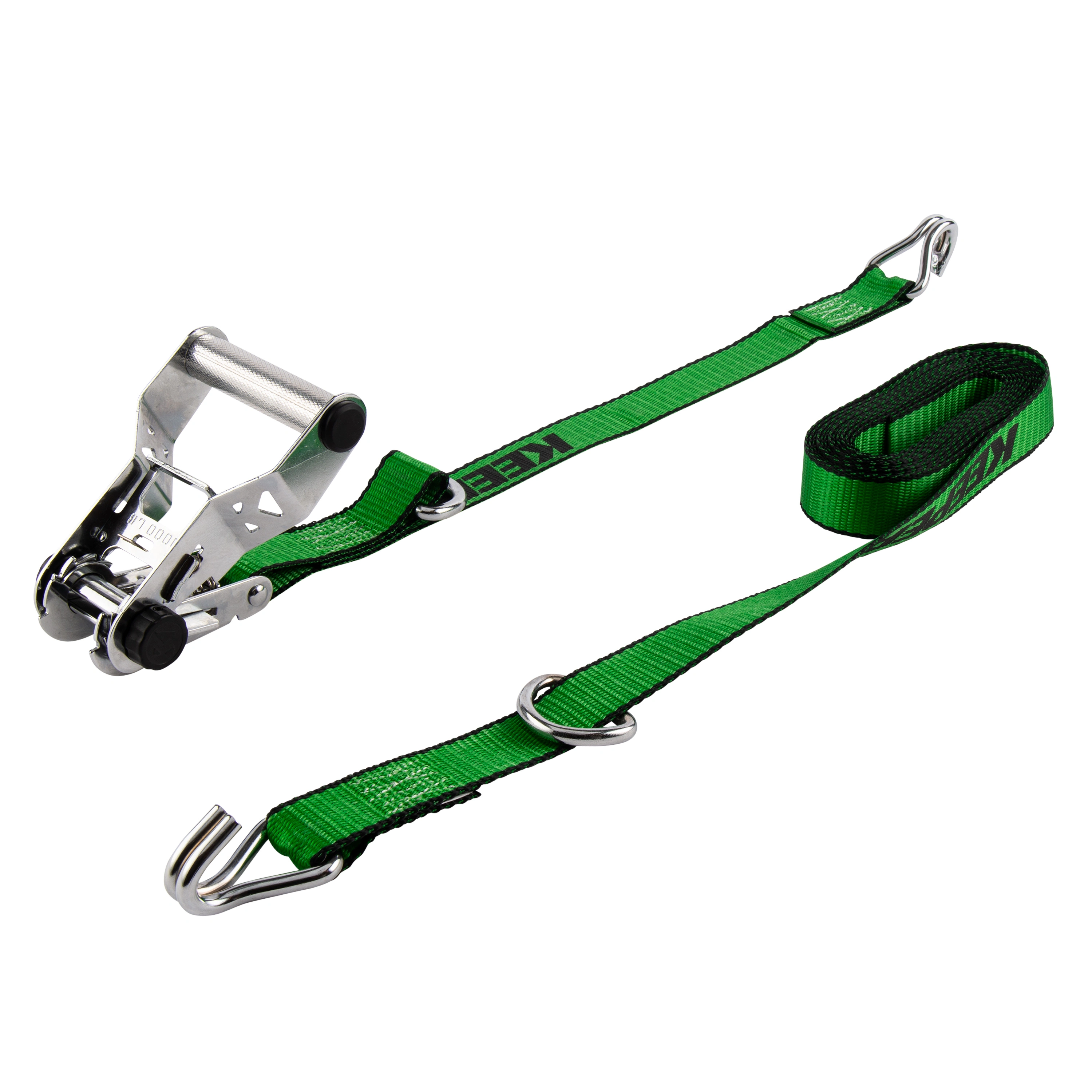 1.25" x 16' Chrome Ratchet Tie-Down variant image view