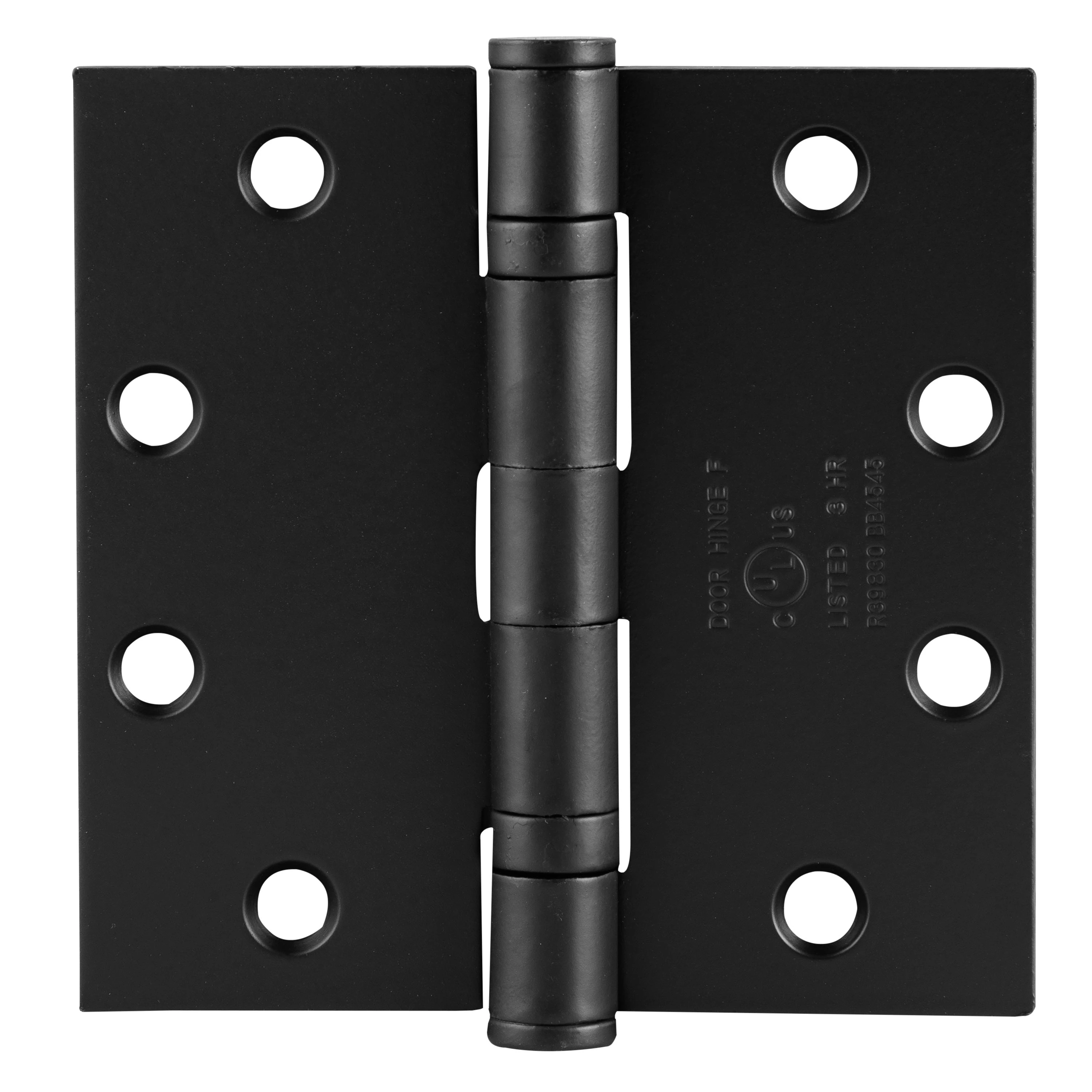 4.5"x4.5" Ball Bearing Door Hinge, Matte Black variant image view