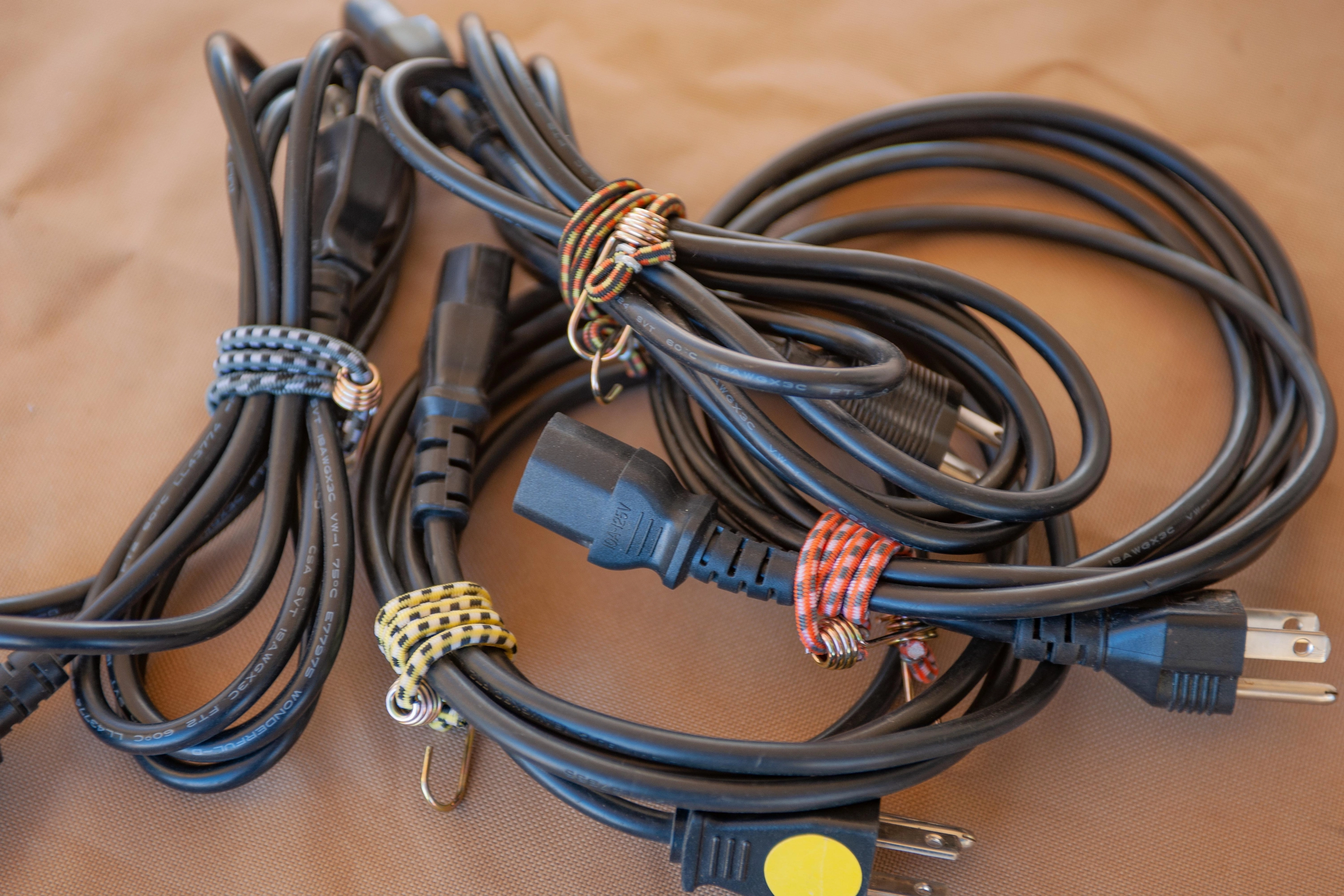 10" Mini Bungee Cords, 4 Pack variant image view