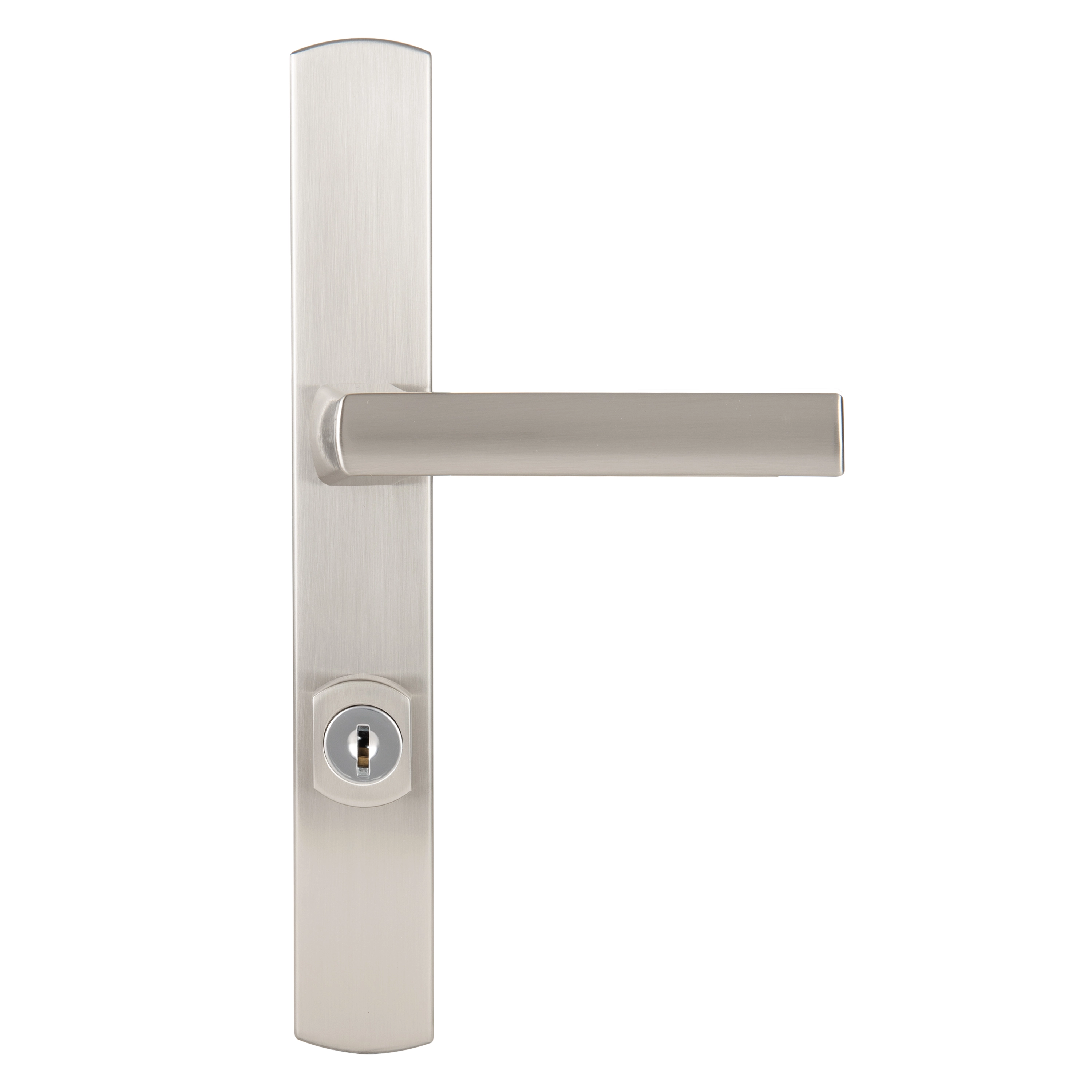 Ventana Contemporary Mortise Keyed Lever Mount Latch with Deadbolt variant image view