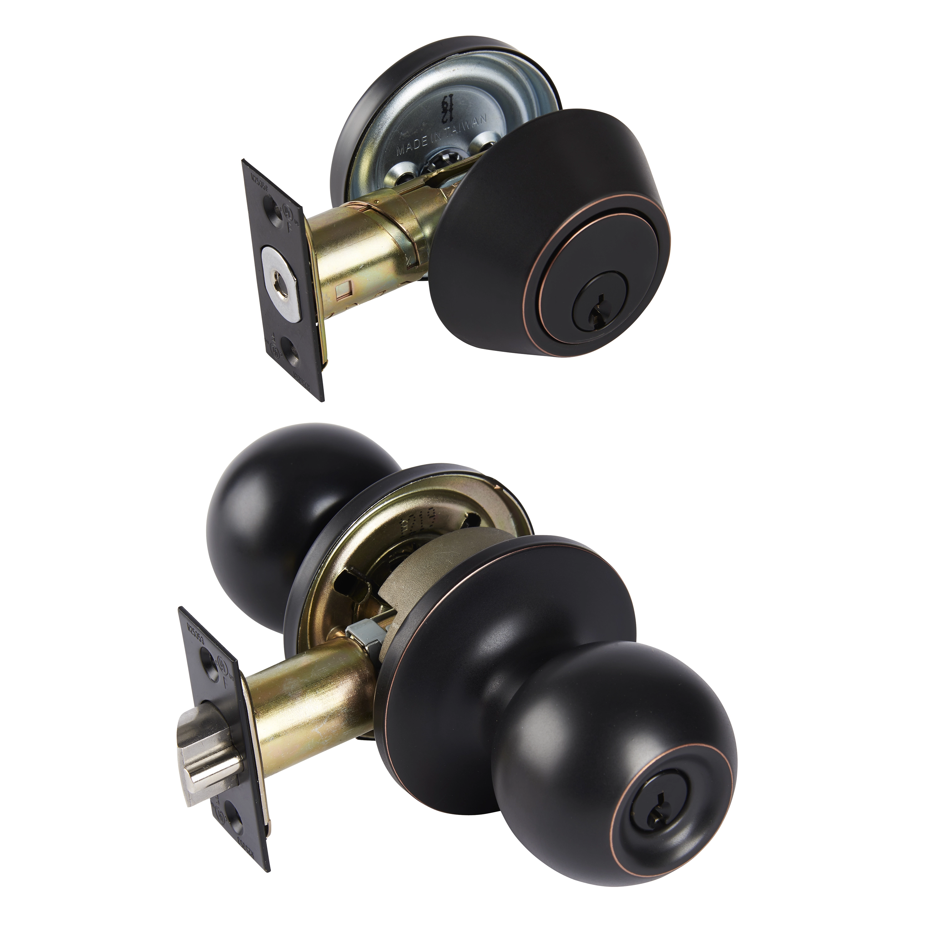 Light Duty Knob Deadbolt Combo variant image view