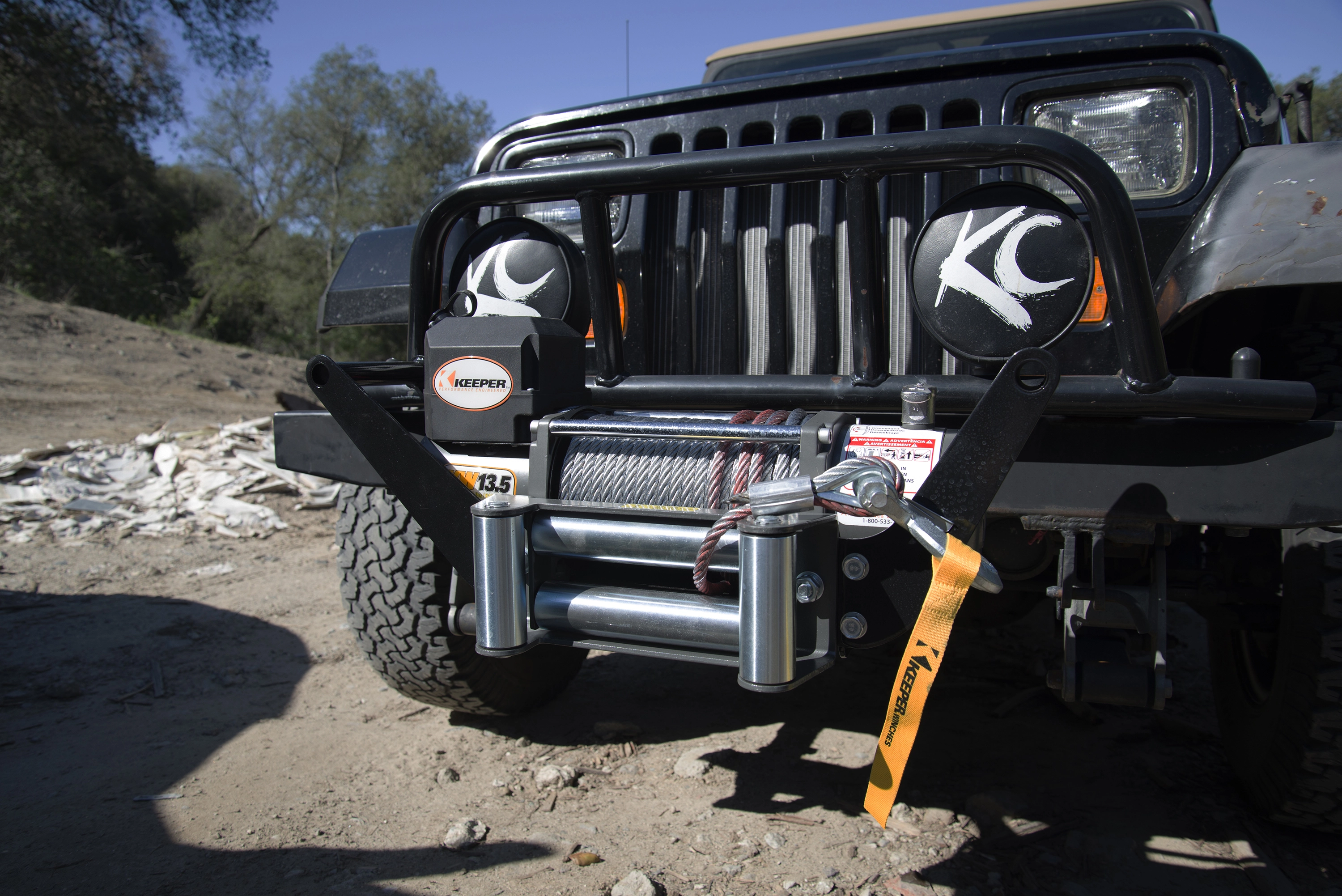 KW13.5 Winch, 13,500 lbs. Single Line Pull Capacity variant image view