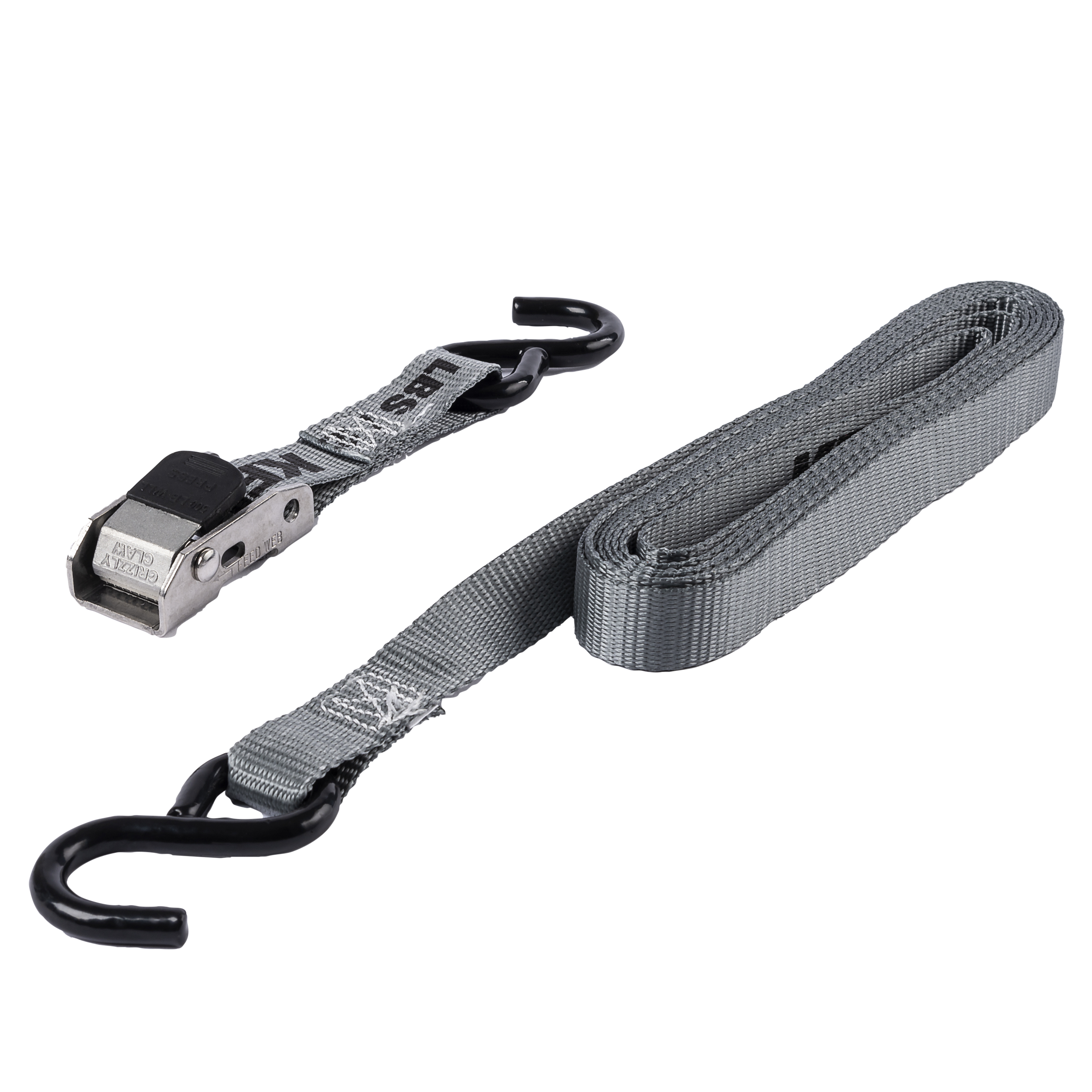 Keeper Wide-Mouth Cam Buckle Tie Down, 2-In. x 8-Ft., 2-Pk.