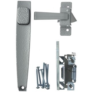 Wright Products - Tie Down Textured Push Button Door Latch for Screen and Storm Doors, Aluminum