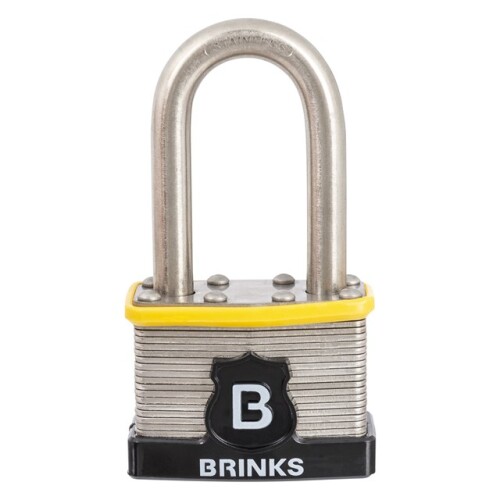 50mm Commercial Laminated Steel Keyed and Warded Padlock, 2