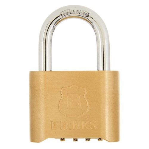 48mm Solid Brass 4-Dial Resettable Padlock