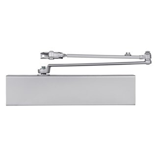 Universal Hardware Heavy Duty All-In-One Commercial Door Closer, Aluminum Finish