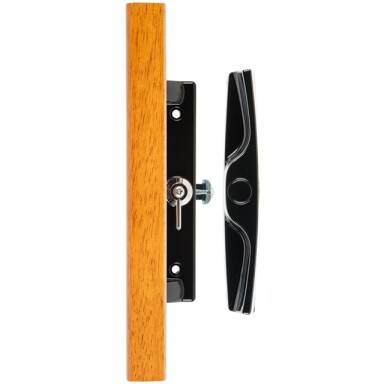Wright Products - Surface Mounted Wooden Patio Door Latch, Black