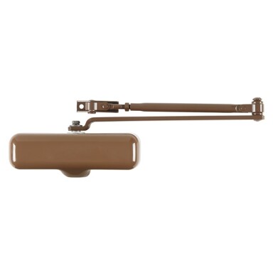 Universal Hardware Heavy Duty Residential Closer, Brown Finish Image