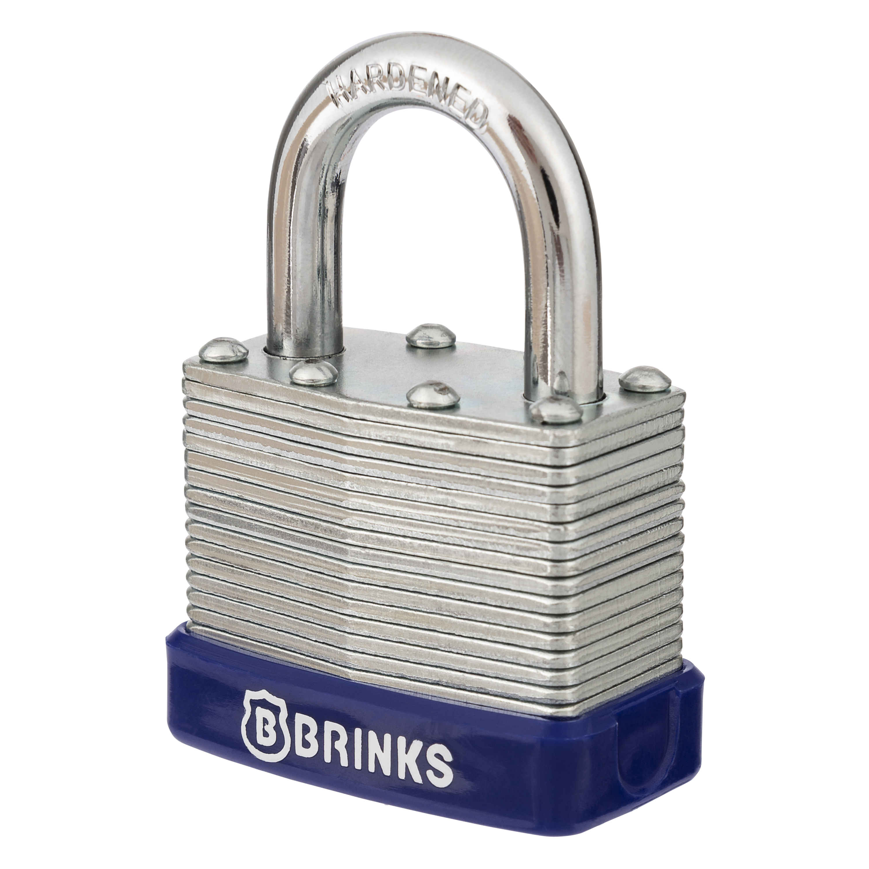 Brink's 40mm Long Shackle Solid Brass Padlock, 4 Pack