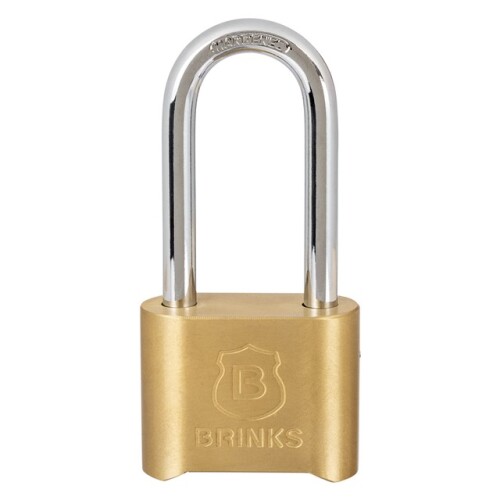 48mm Solid Brass 4-Dial Resettable Padlock, 2