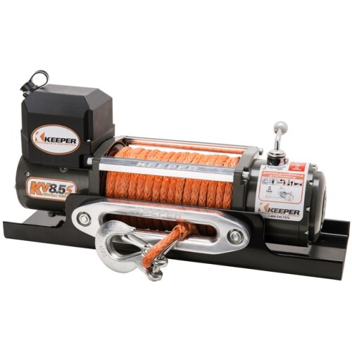 KV8.5S Winch, 5.5 HP 8,500 lbs. Single Line Pull Capacity with Synthetic Rope